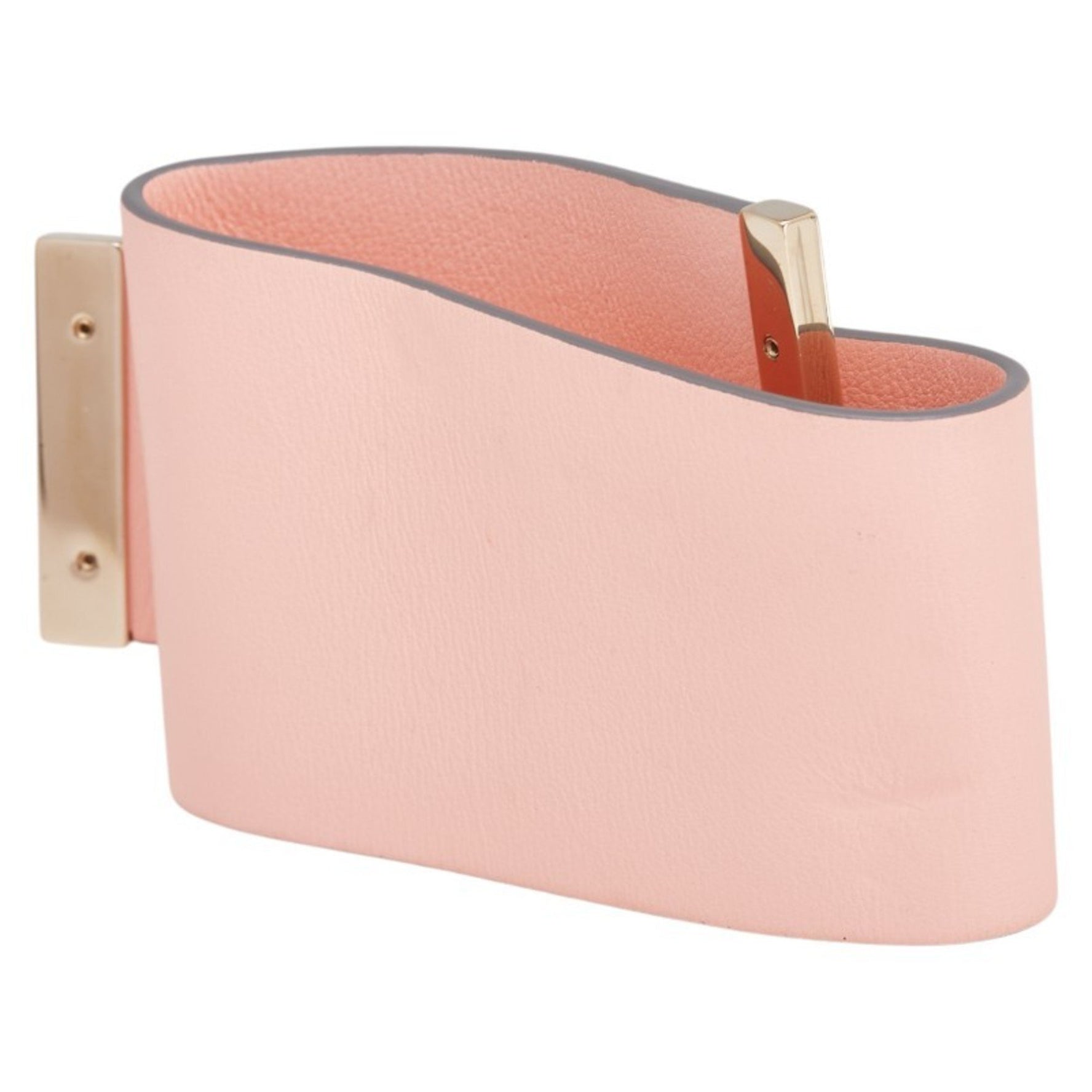 Christian Dior Dior Bracelet in Light Pink Leather with Faux Pearls