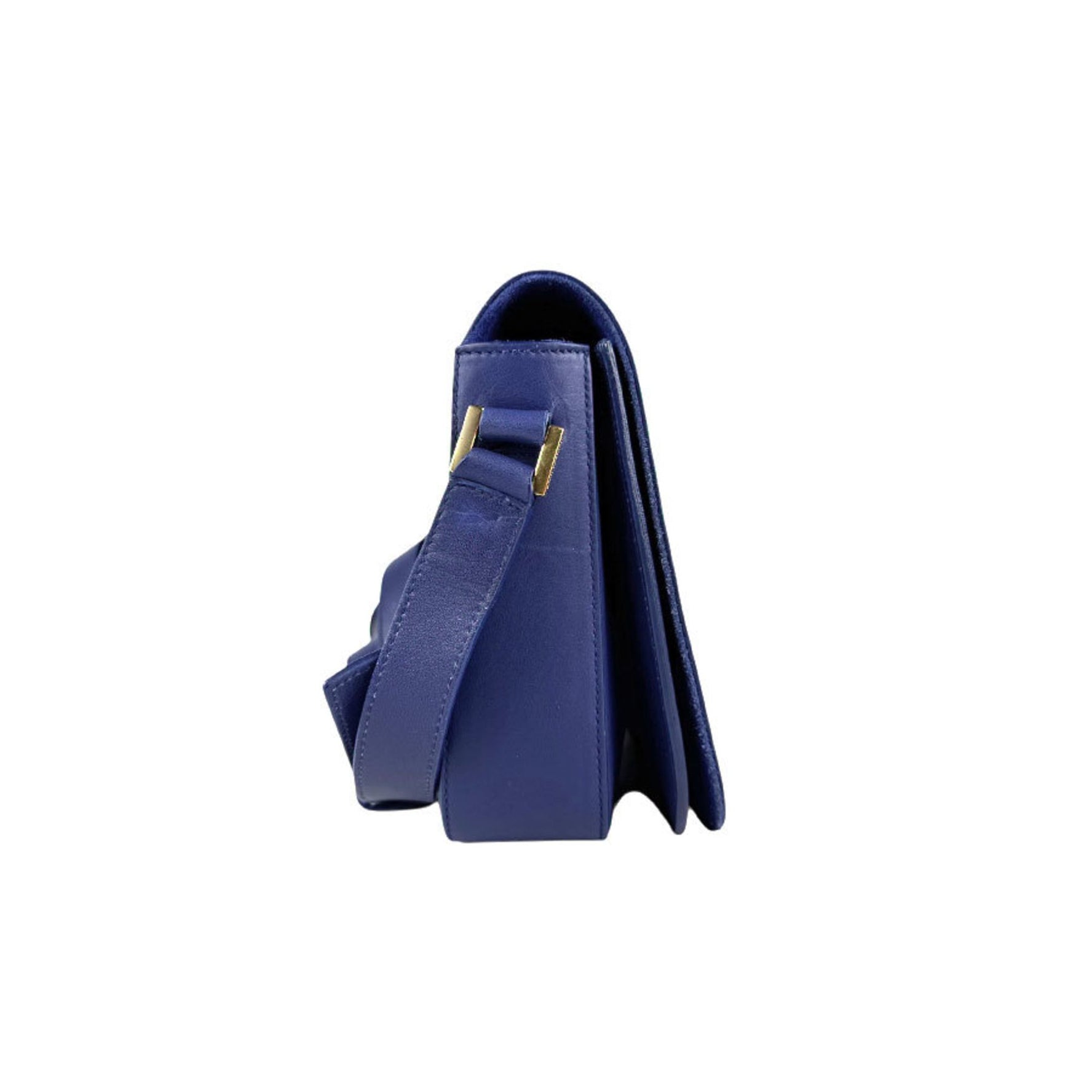 Saint Laurent shoulder bag leather gold