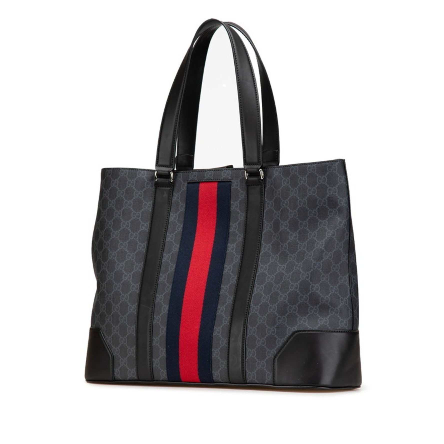 Gucci GG Supreme Sherry Line Tote Bag/Handbag Leather