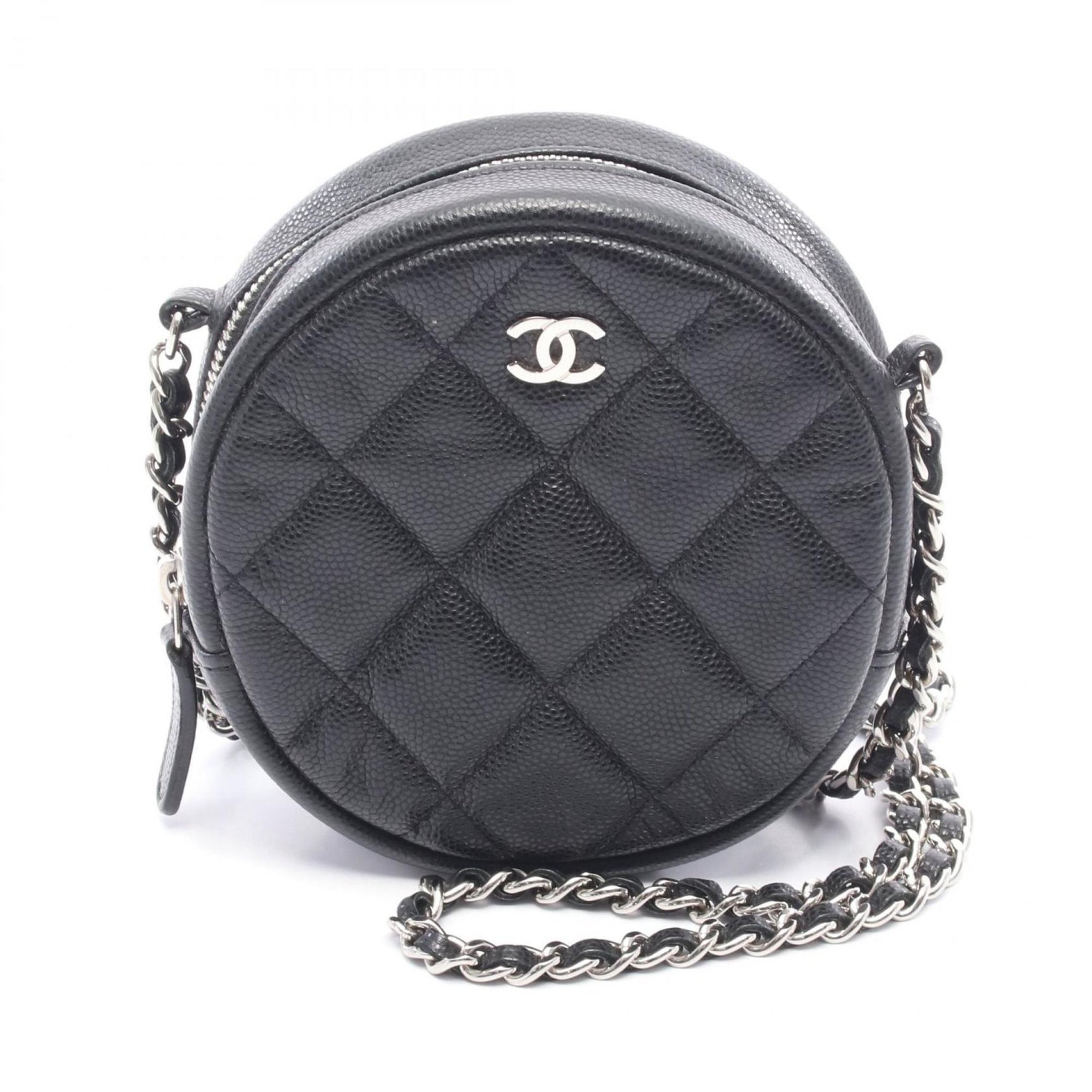 CHANEL Matelasse Shoulder Bag, Calfskin Leather