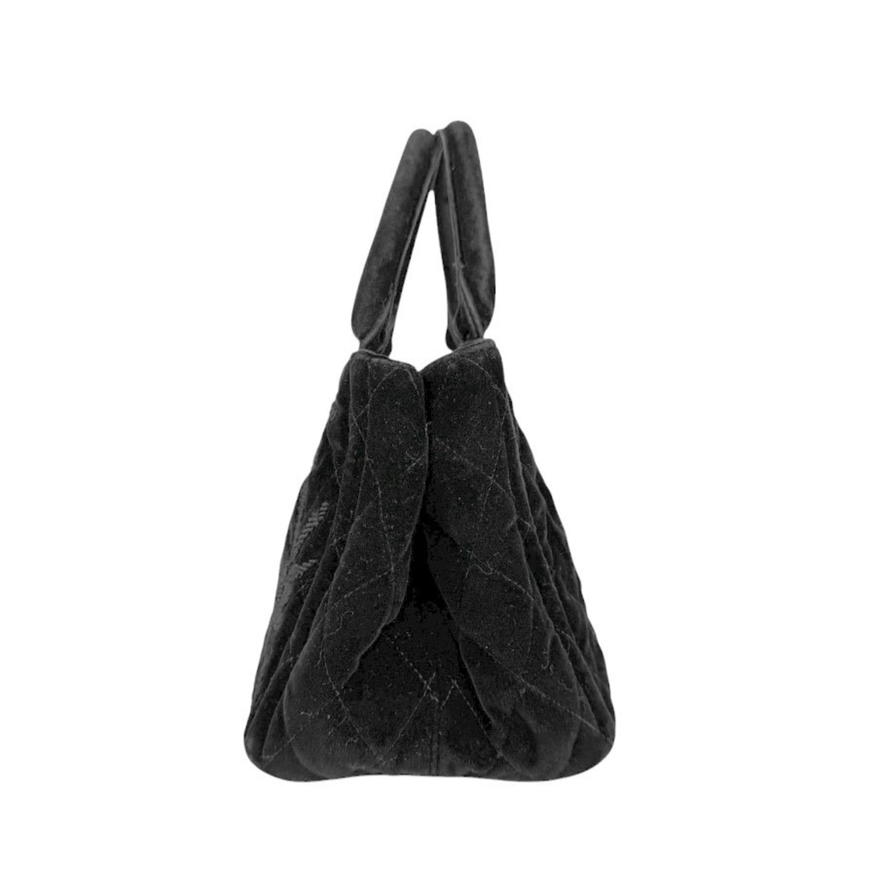 PRADA Handbag Shoulder Bag Velvet
