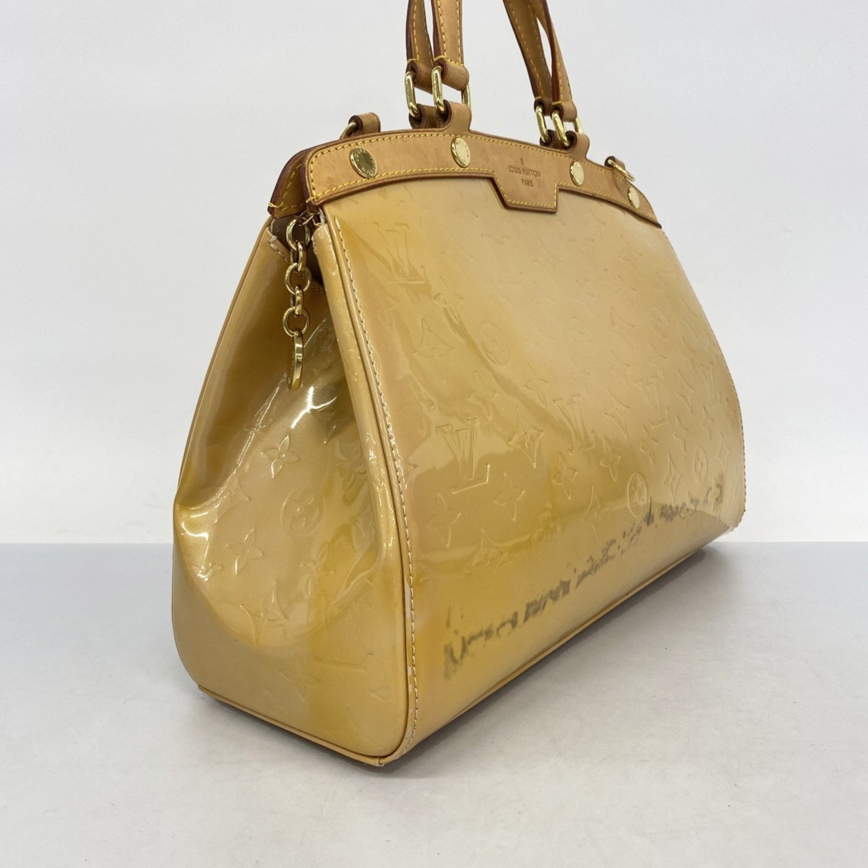 Louis Vuitton Vernis MM Handbag Rose Florentine