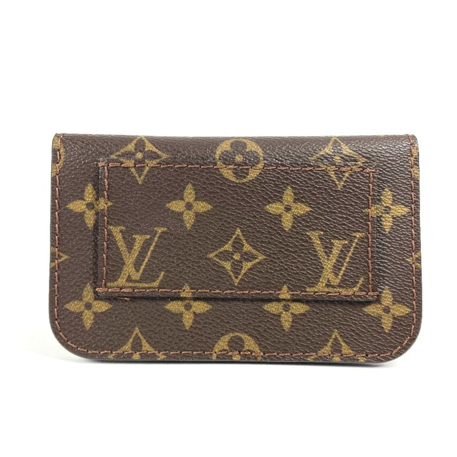 Louis Vuitton Monogram Santur Pochette Solo Bag Pouch Only Canvas Men's