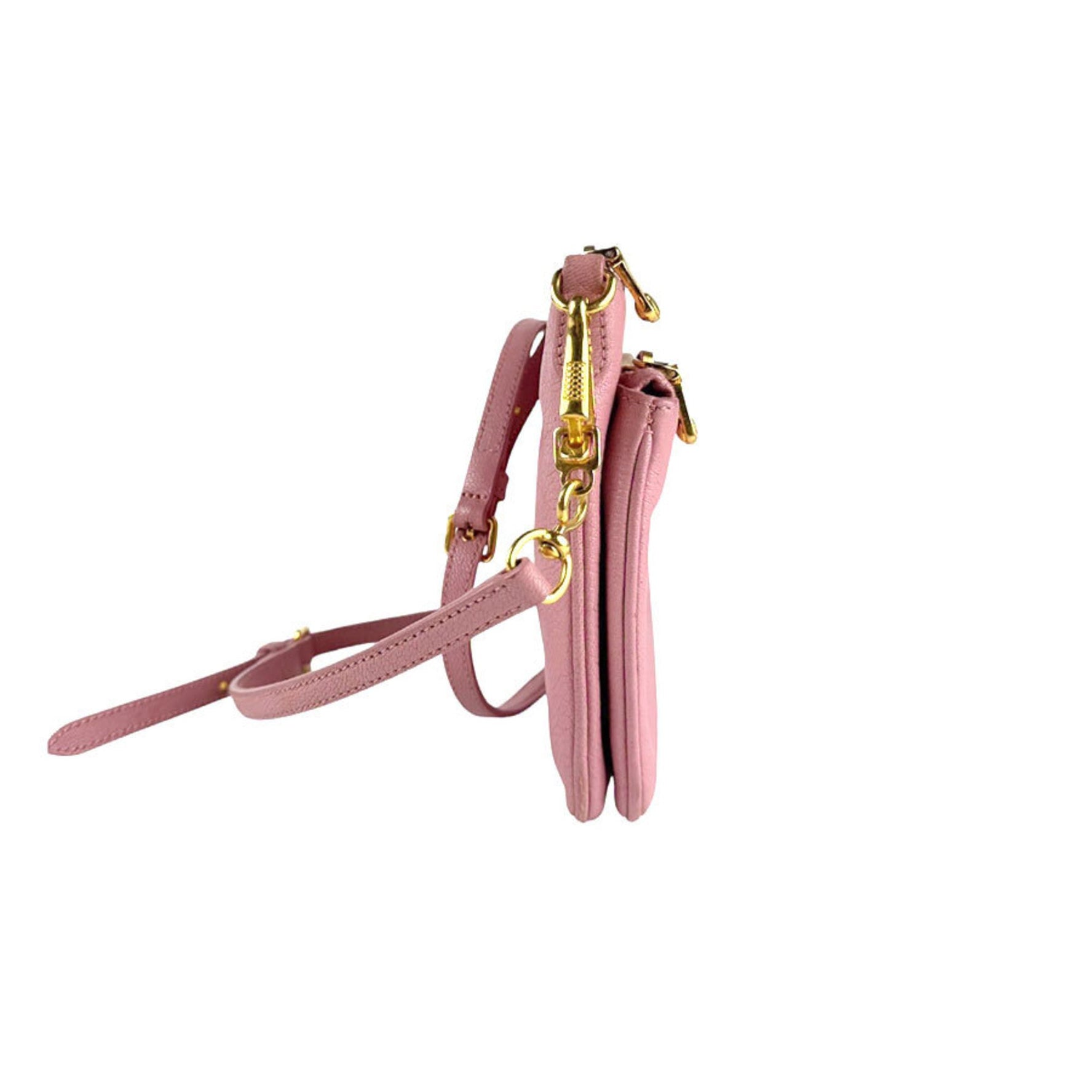 Miu Miu Miu shoulder bag in and gold leather