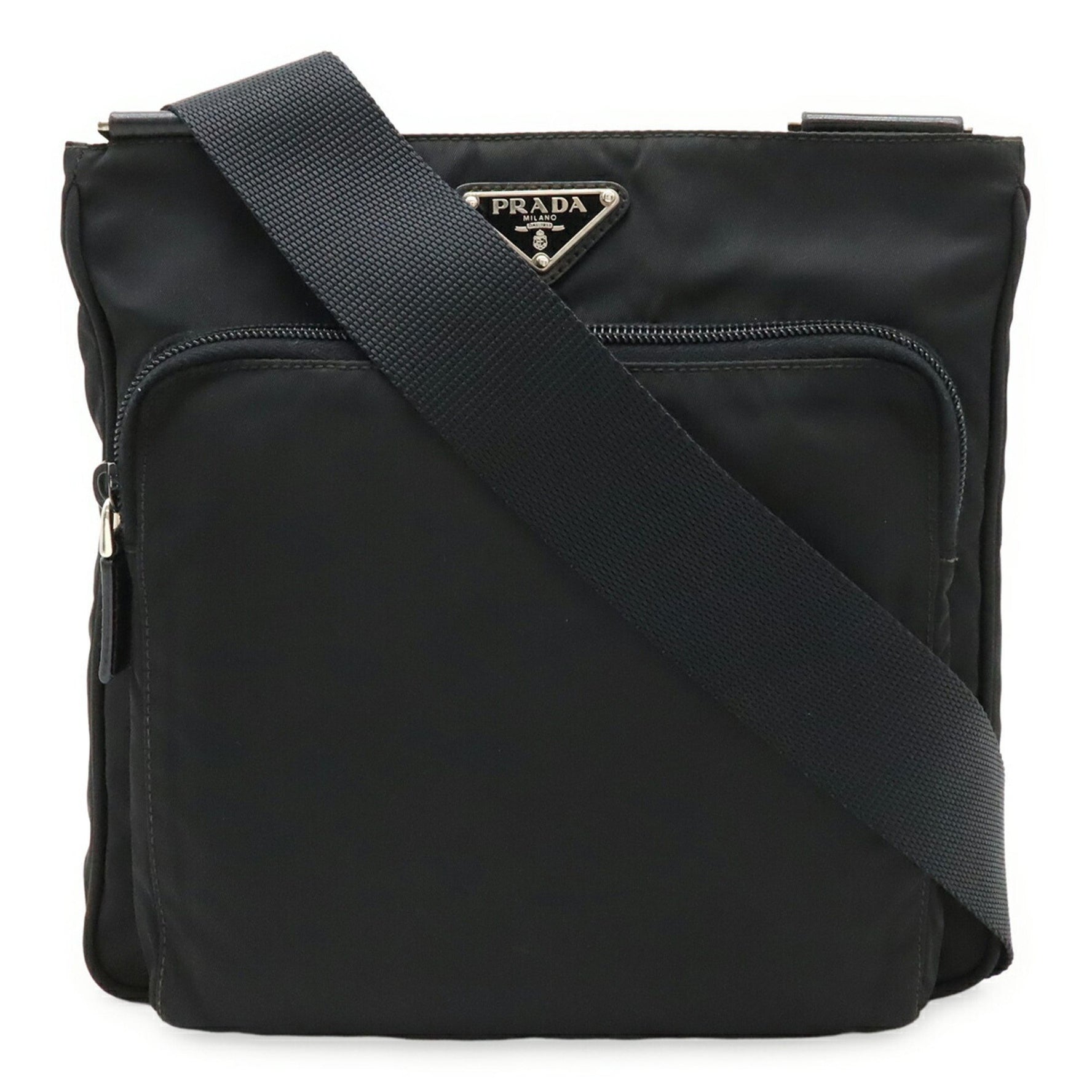 PRADA Shoulder Bag Nylon NERO Black
