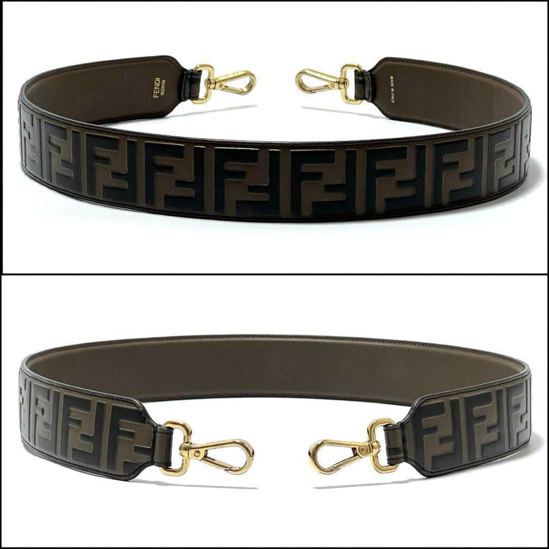 FENDI and Men's Shoulder Strap You Leather
