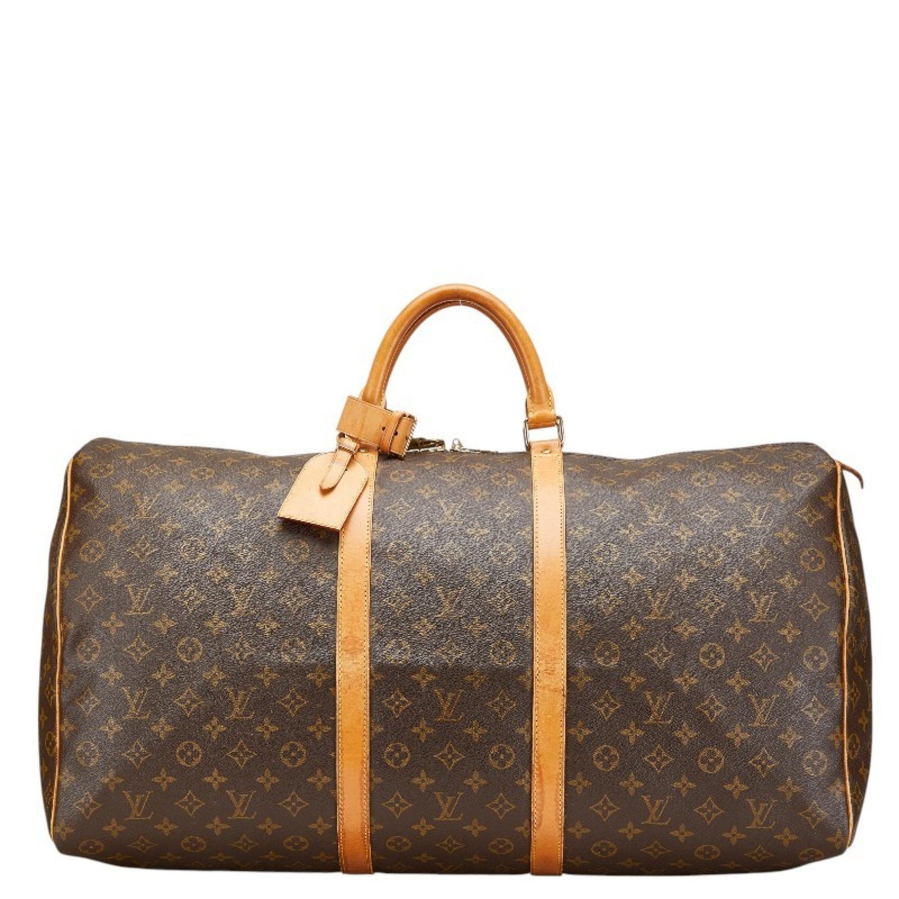 Louis Vuitton Monogram Keepall 50 Boston Bag/Travel Bag PVC Leather