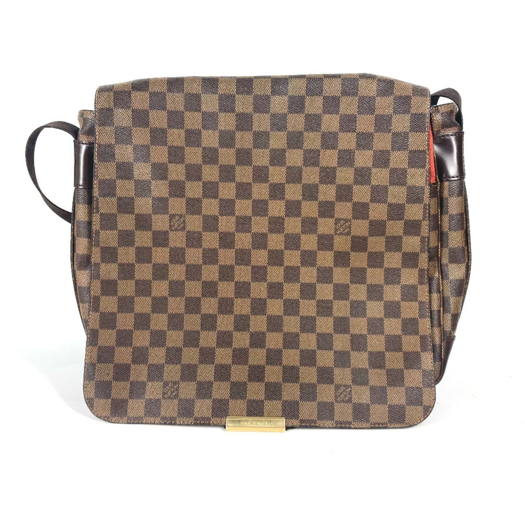 Louis Vuitton Damier Bastille Crossbody Bag Flap Shoulder Canvas Men's Ebene Brown