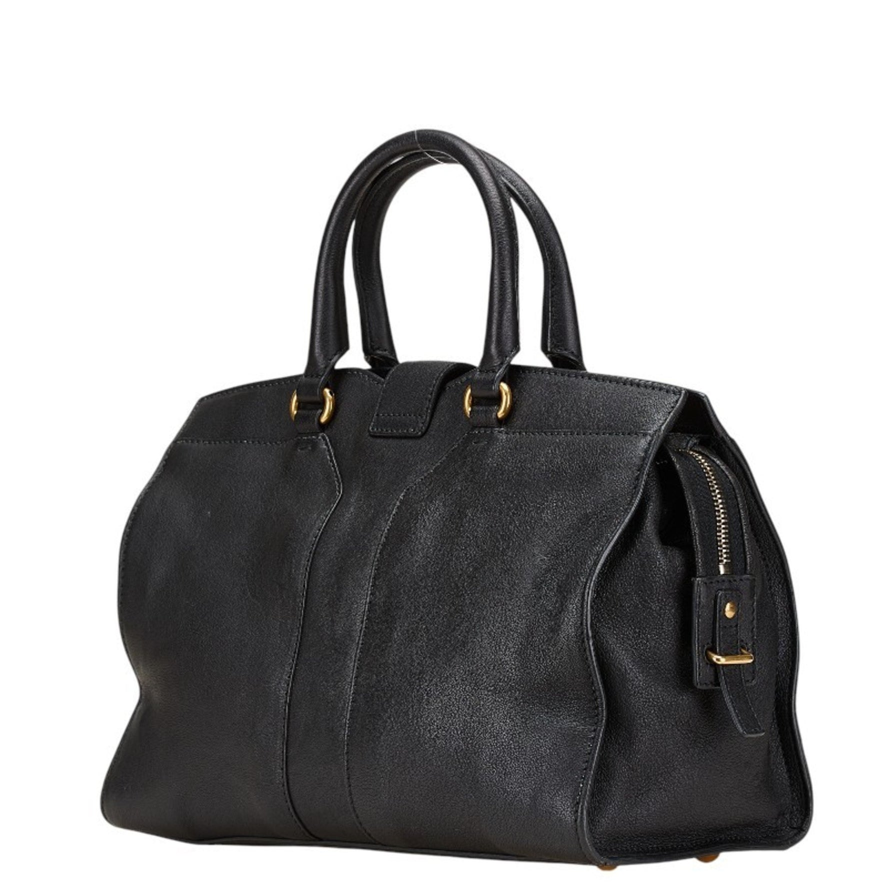 Saint Laurent Cabas Chic Mini Handbag Leather