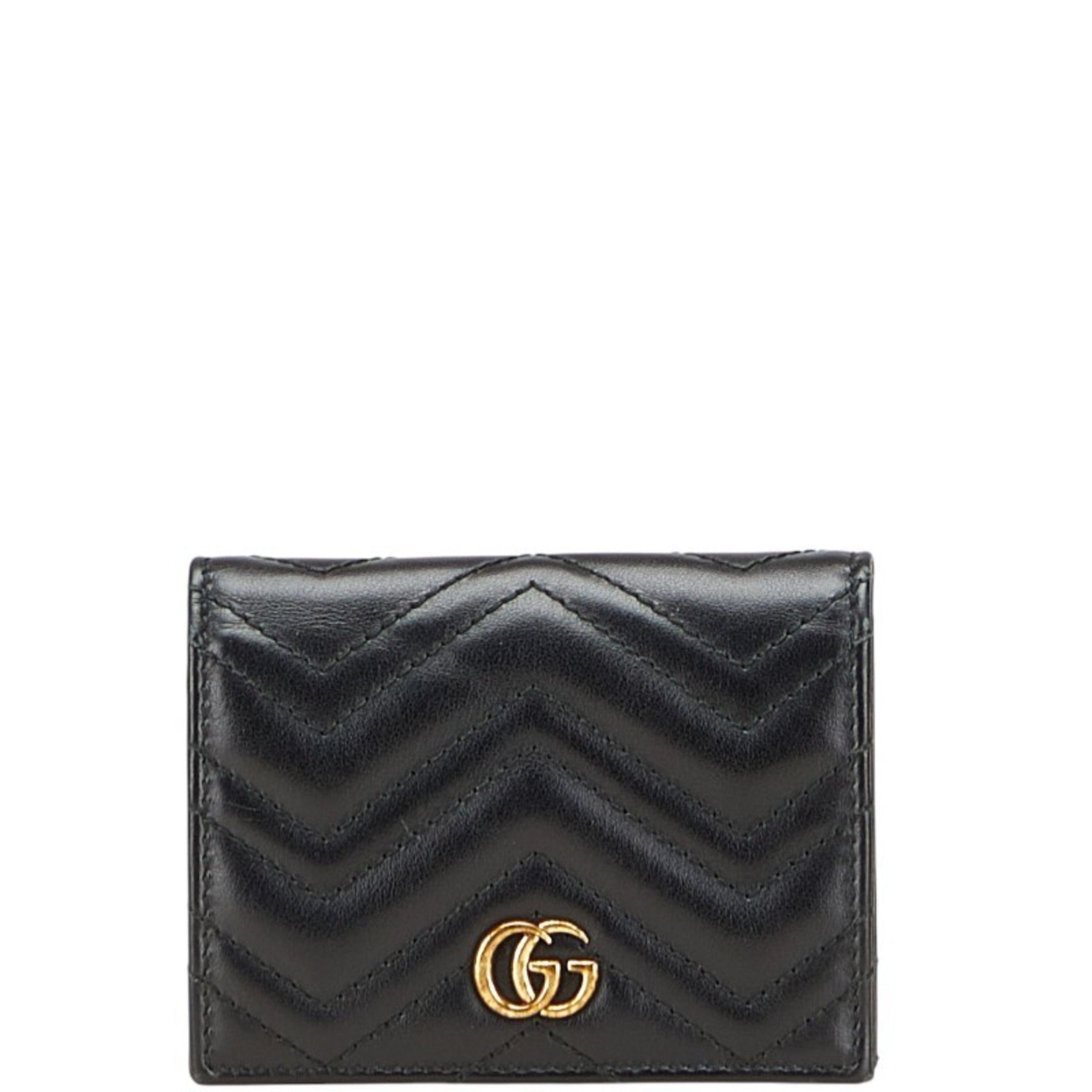 Gucci GG Marmont Compact Bifold Wallet Leather