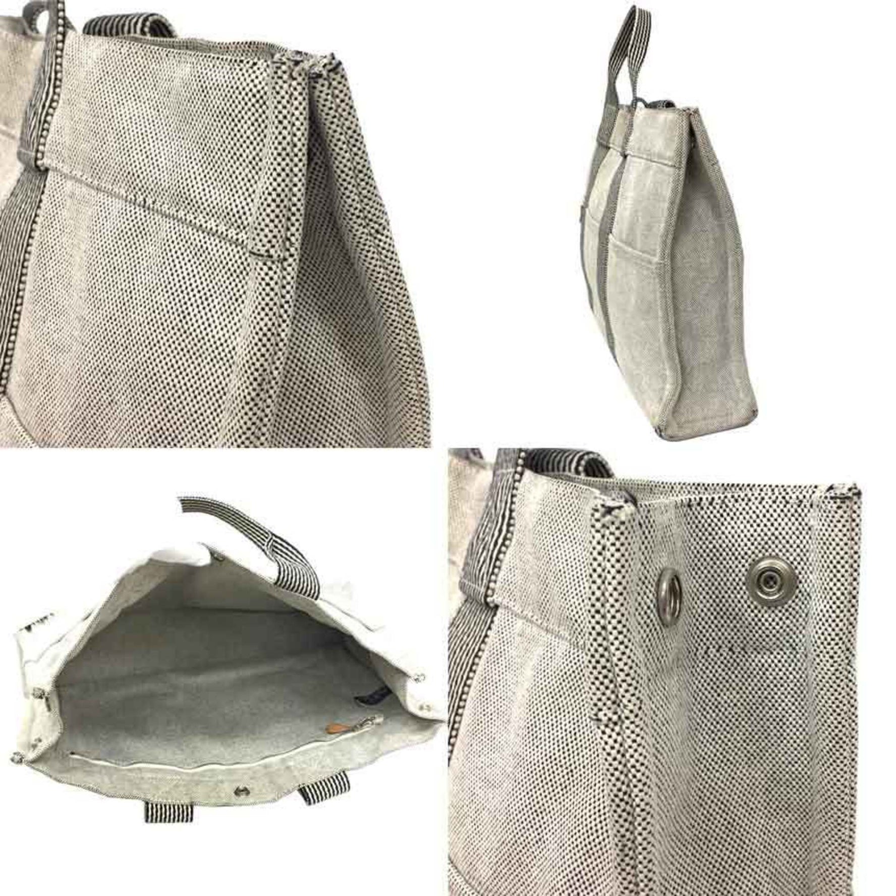 HERMES New Fool Tote MM Bag Grey