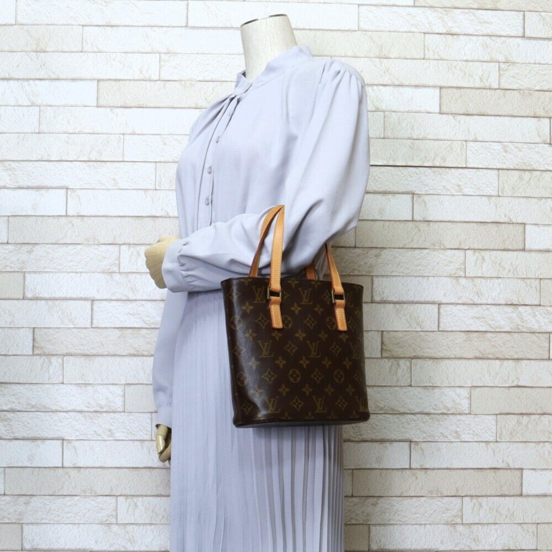 Louis Vuitton Vavin PM Monogram Handbag Canvas Brown