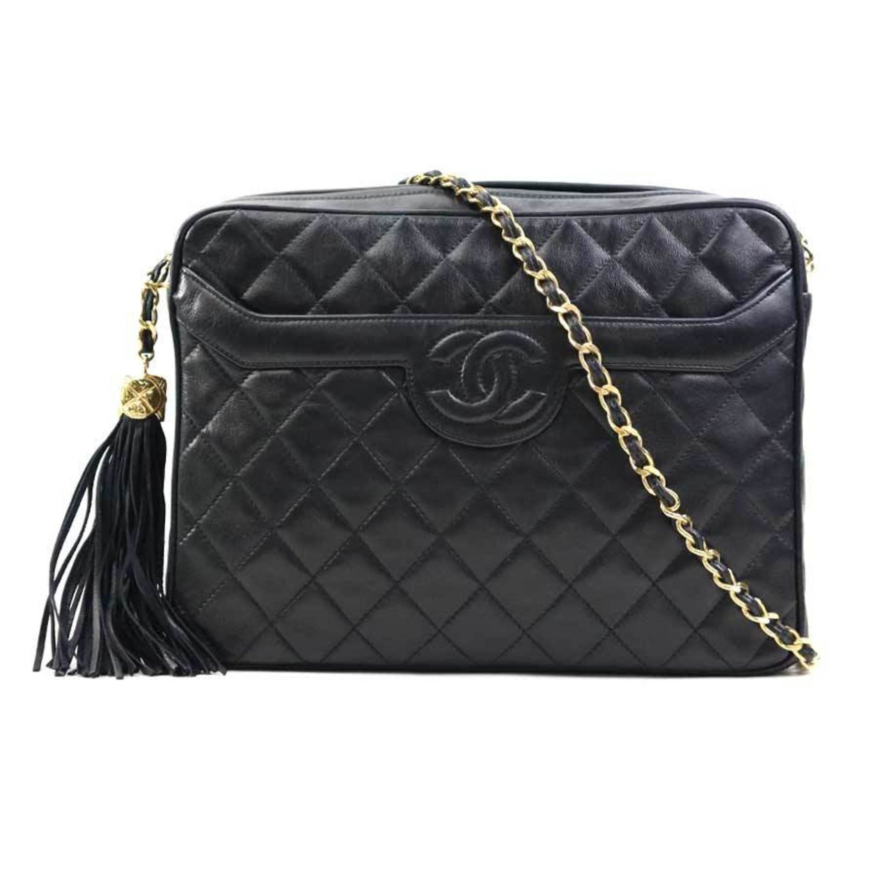 CHANEL Matelasse Shoulder Bag in and Gold