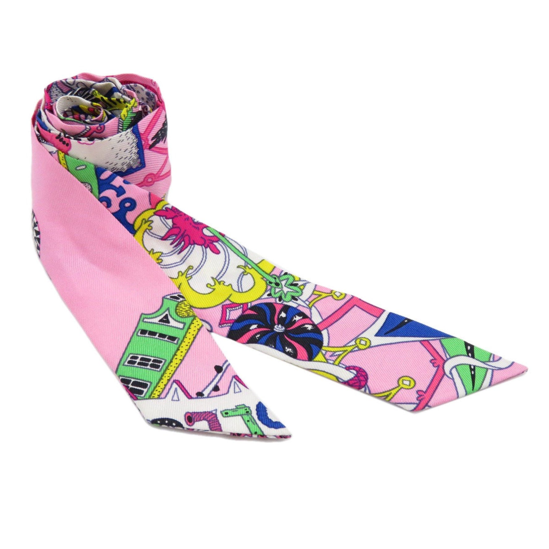 Hermes Twilly Scarf Muffler Silk