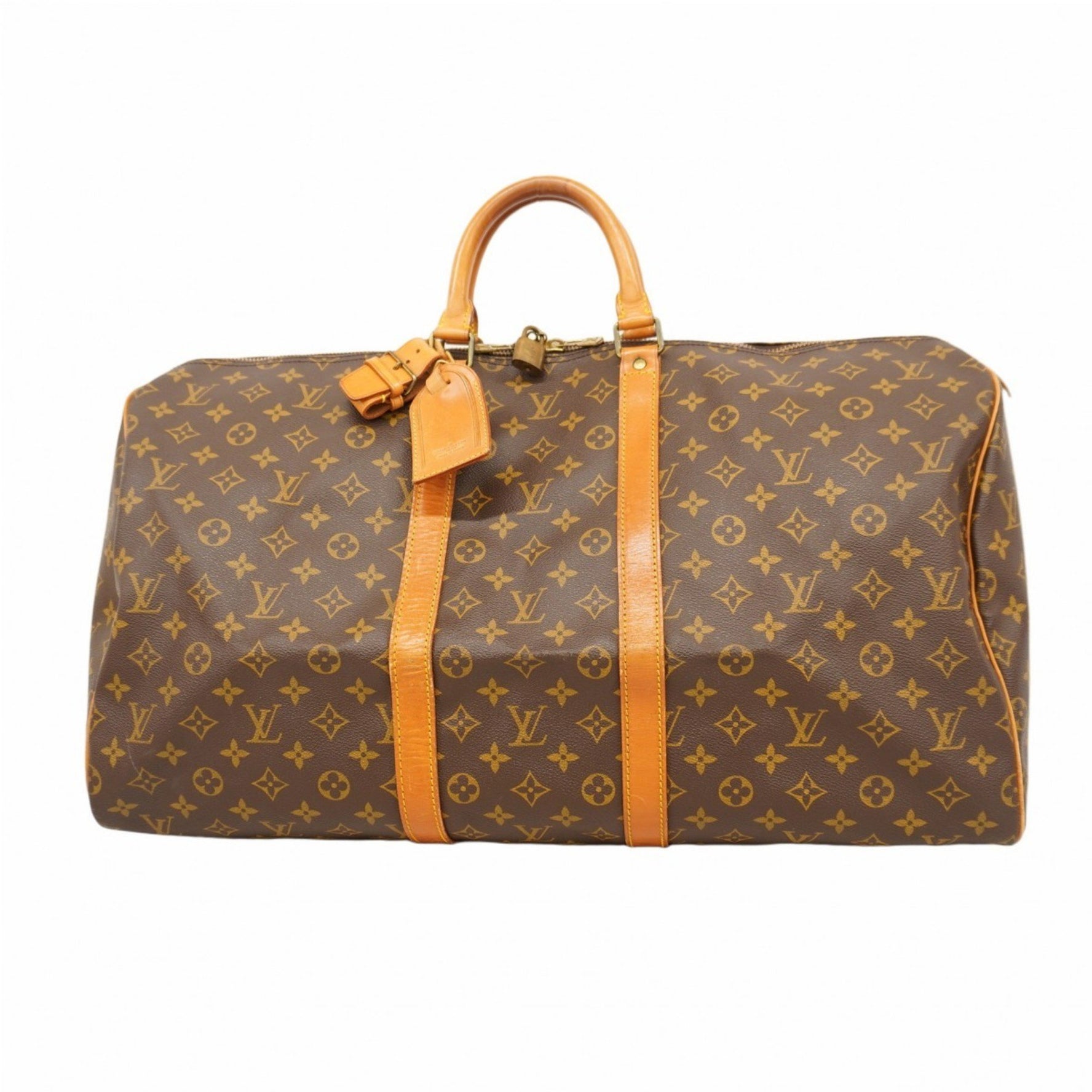 Louis Vuitton Monogram Keepall 55 Boston Bag Men's and
