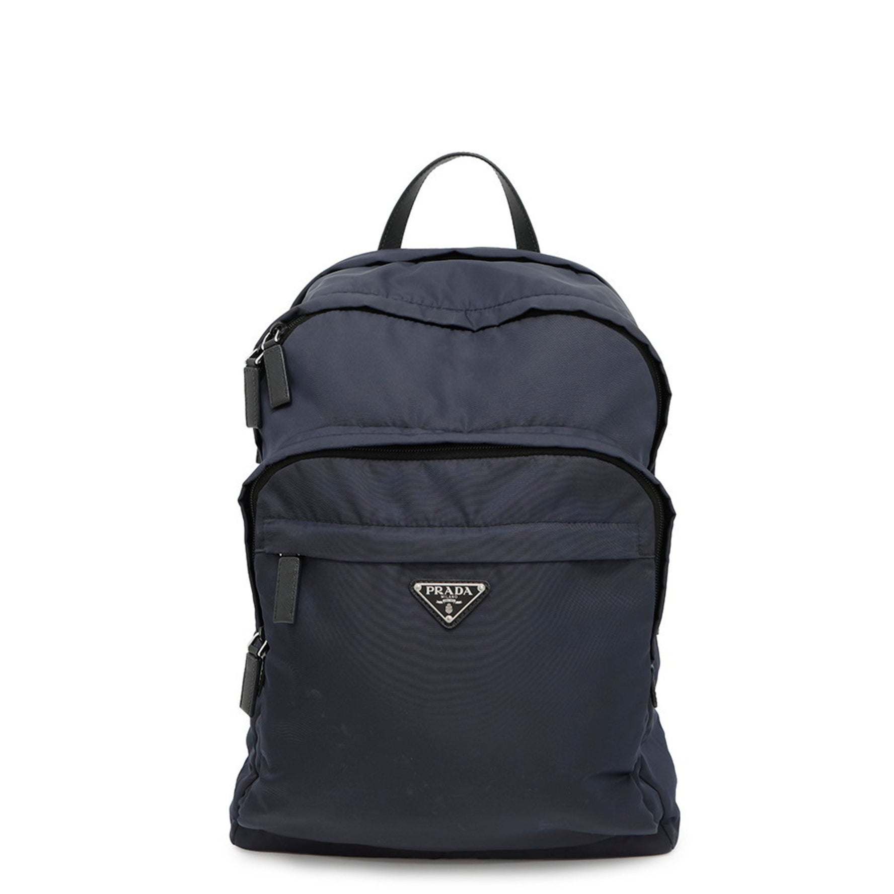 Prada Re-Nylon x Saffiano Backpack, Nylon, 2VZ025, PRADA Bag, Backpack