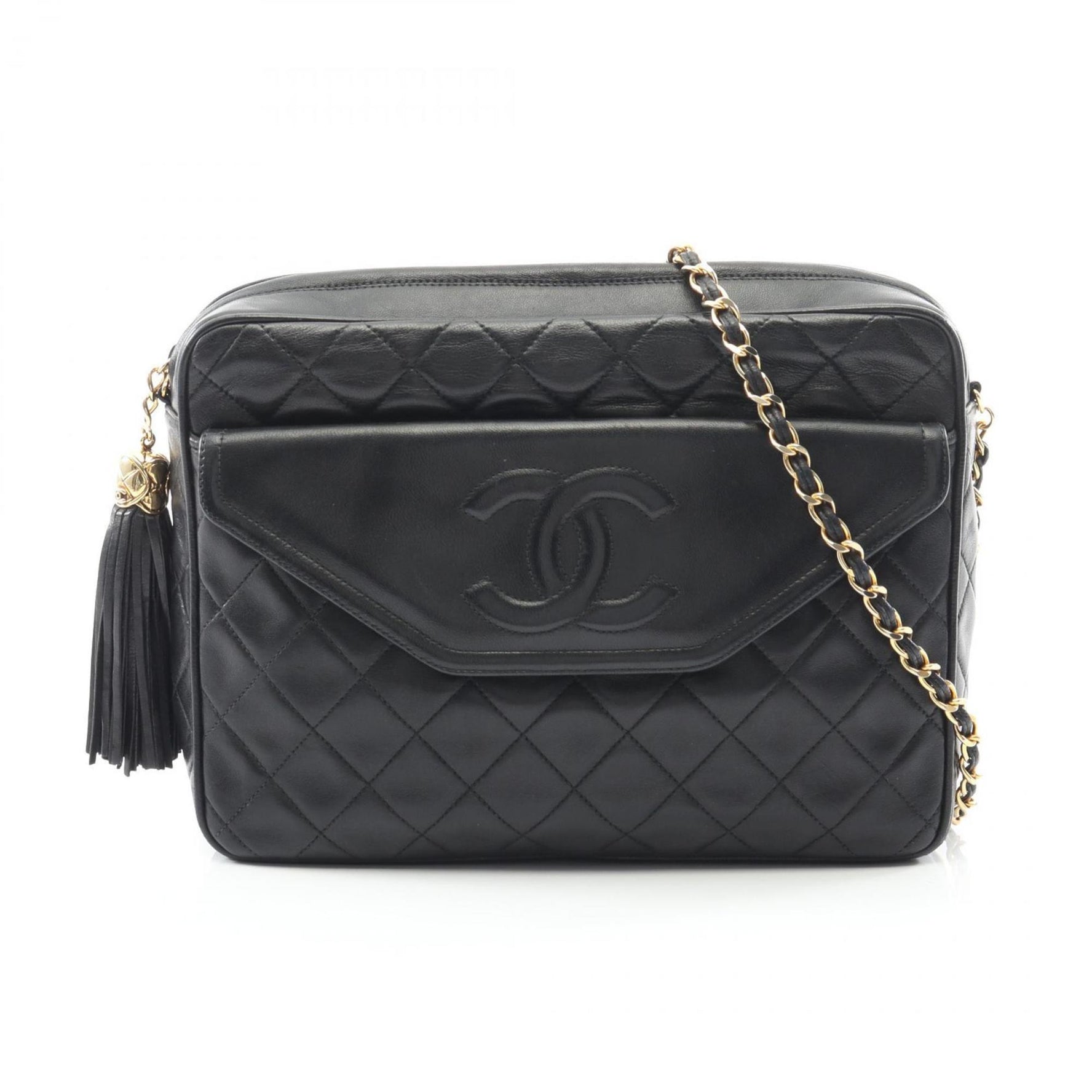 CHANEL Matelasse Shoulder Bag, Lambskin Leather