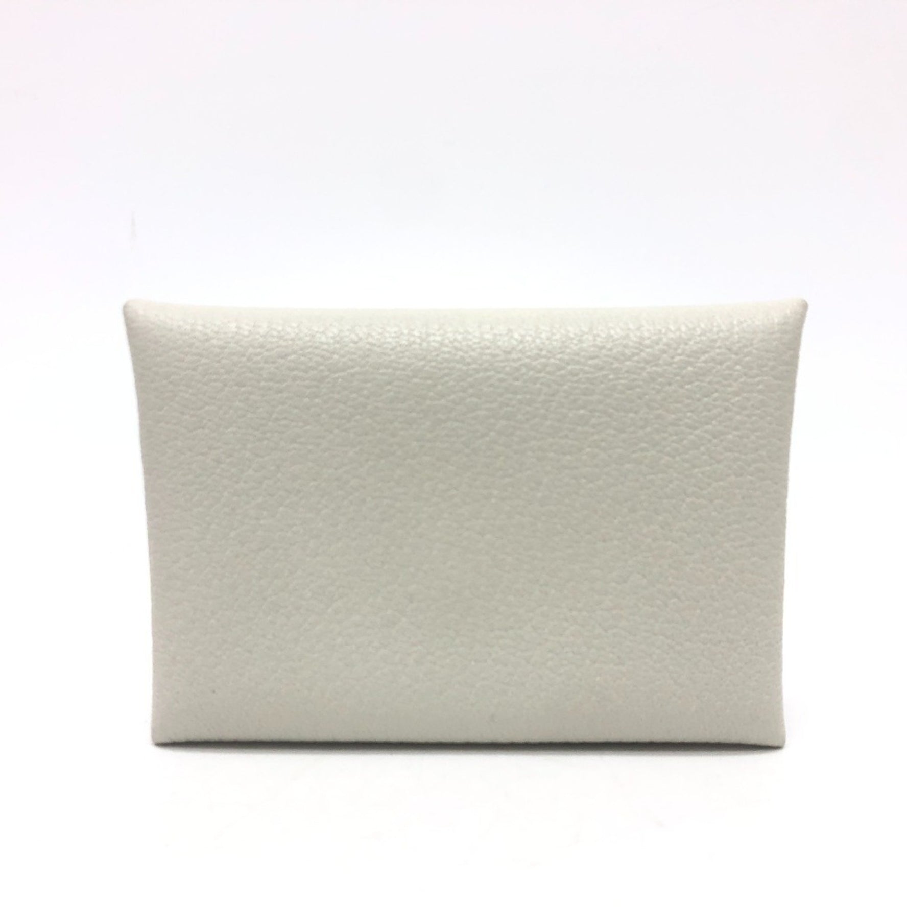 HERMES Calvi Duo Business Card Holder/Card Case Coin Purse Wallet Wallet/Coin Chevre Beton