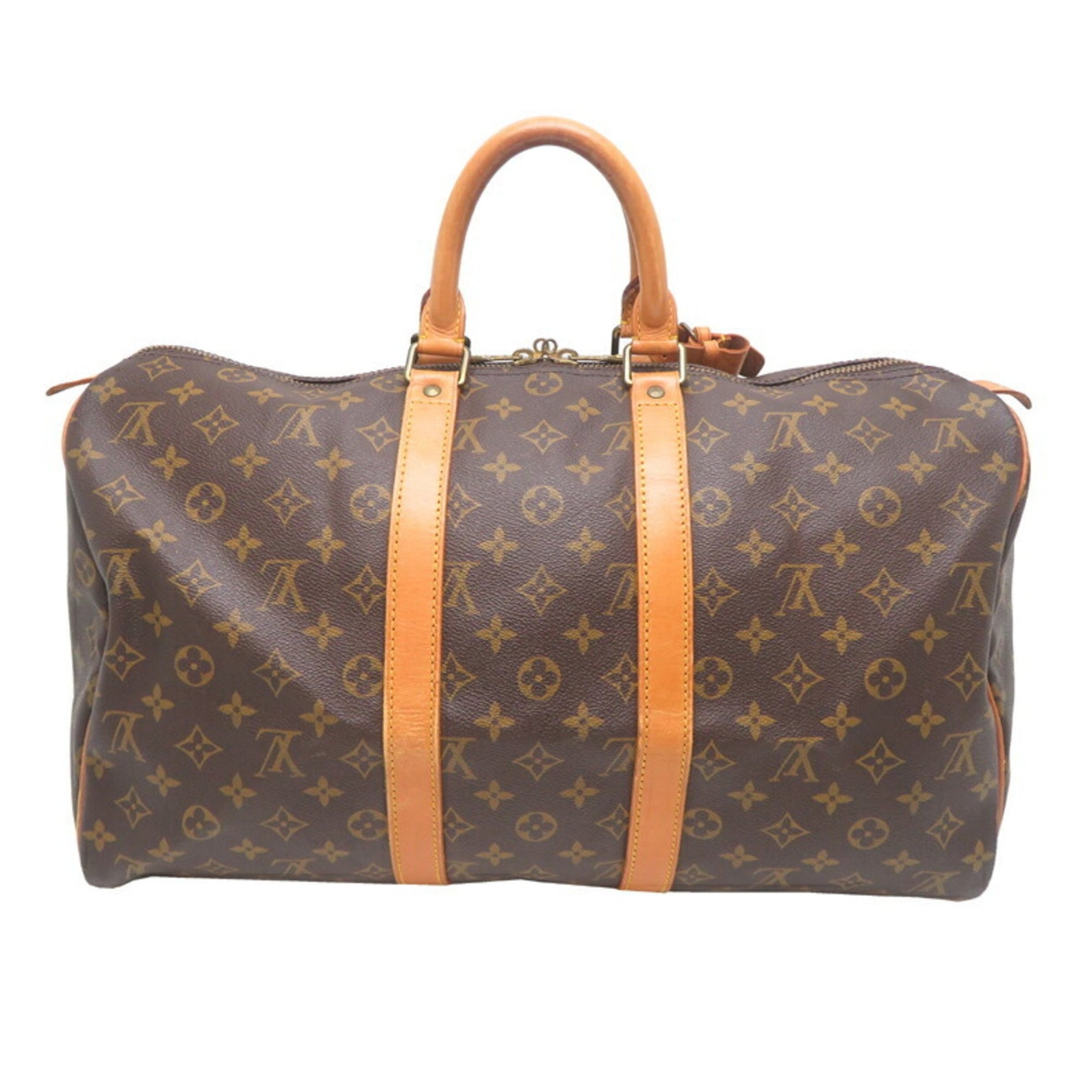 Louis Vuitton Keepall 45 Boston Bag and Men, Monogram Brown