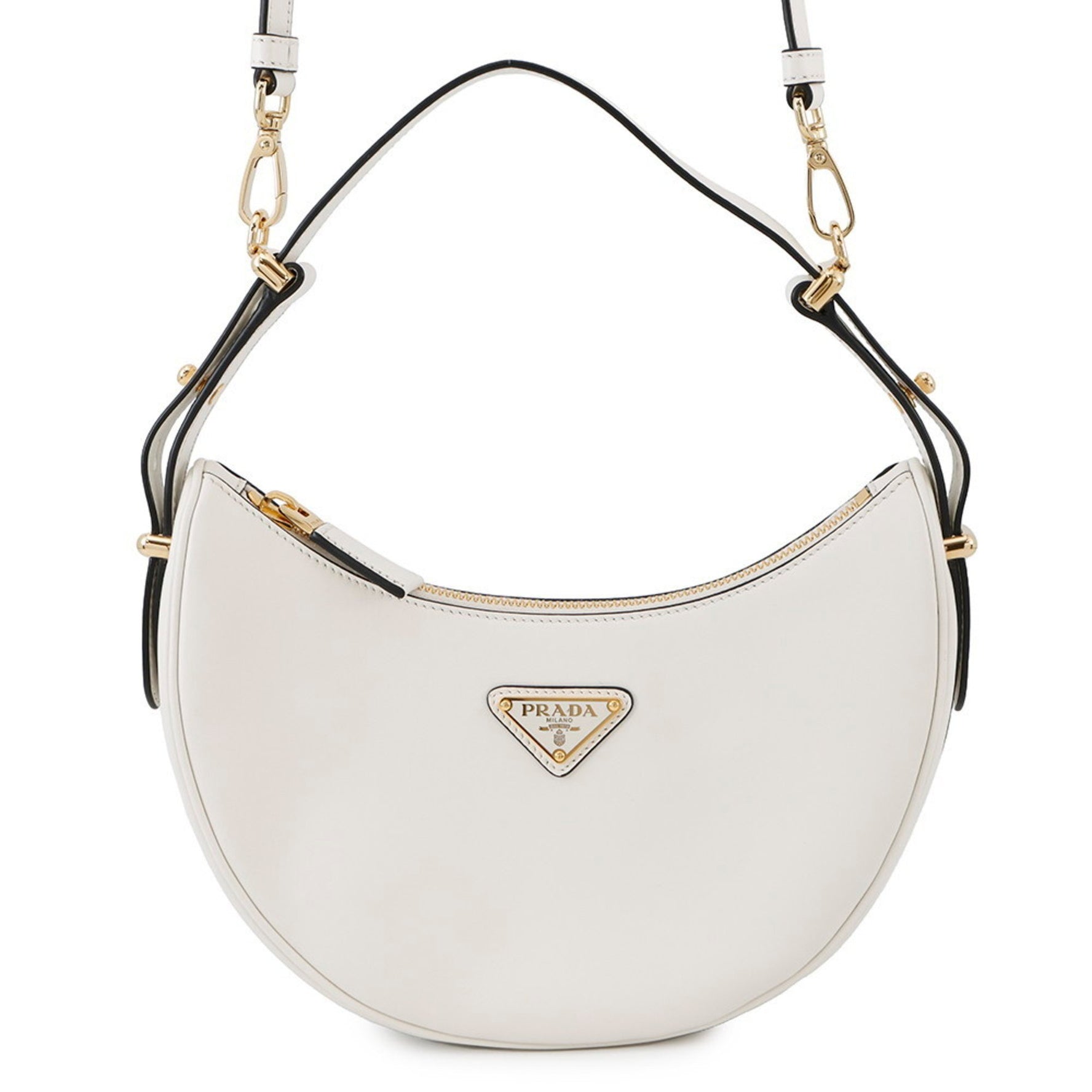 Prada Arke Small Leather Shoulder Bag