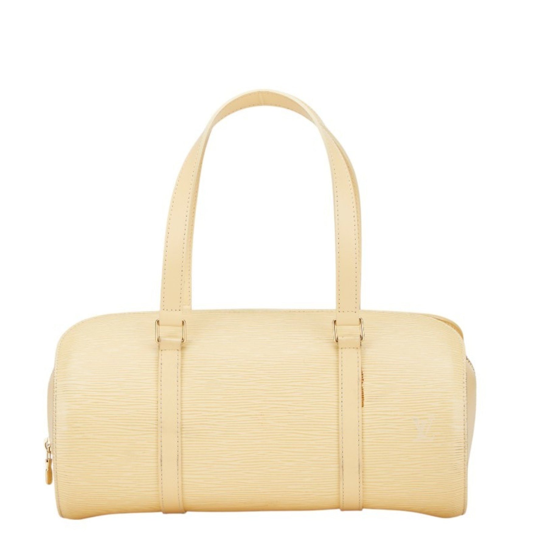 Louis Vuitton Epi Soufflot Handbag Vanilla Leather