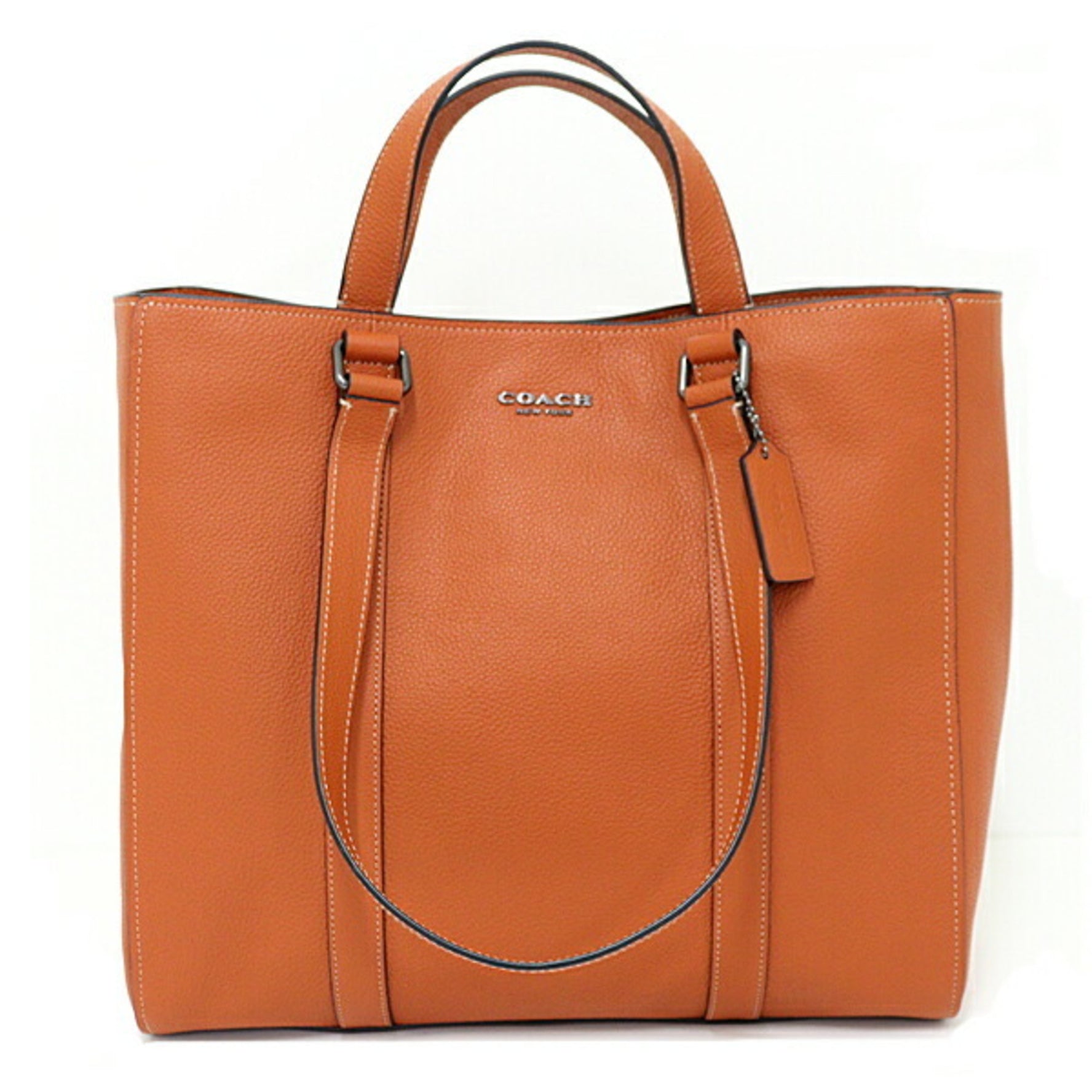 Coach Hudson Double Handle Tote Shoulder Bag Leather Outlet