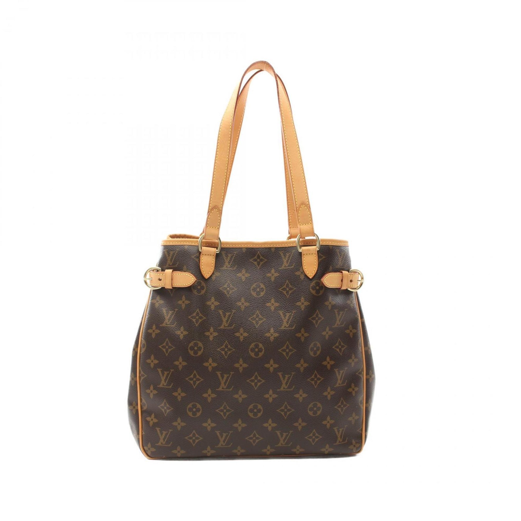 Louis Vuitton Batignolles Vertical Monogram Tote Bag, Coated Canvas, Leather