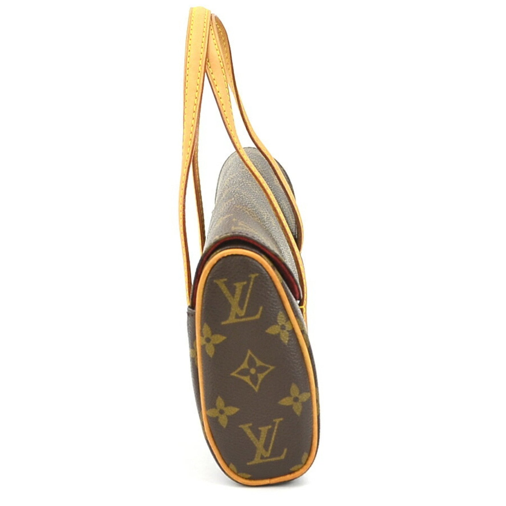 Louis Vuitton Handbag Monogram Sonatine Canvas Brown