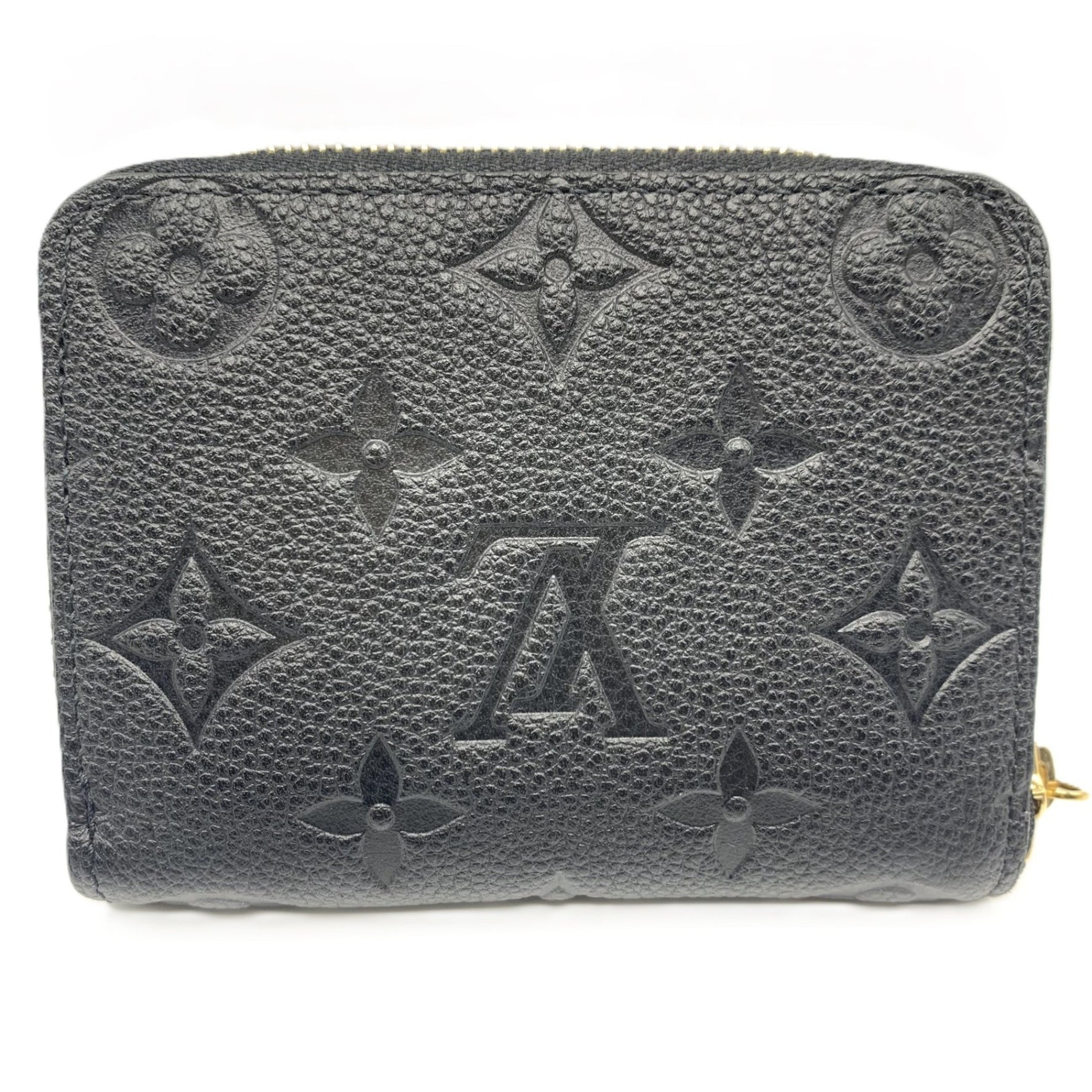 Louis Vuitton Zippy Coin Purse Wallet/Coin Case Monogram Empreinte Black Men's