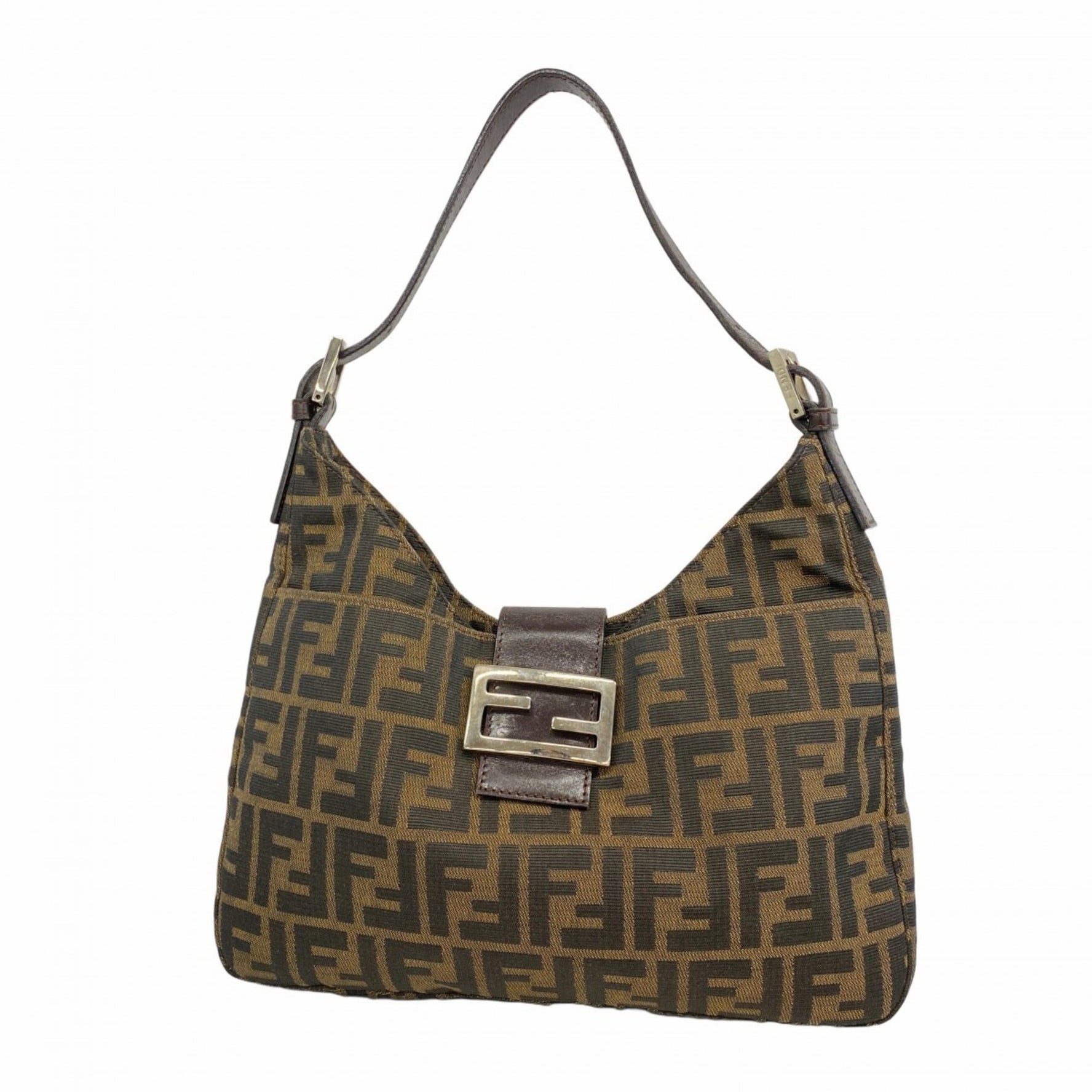 Fendi Zucca Nylon Canvas Handbag