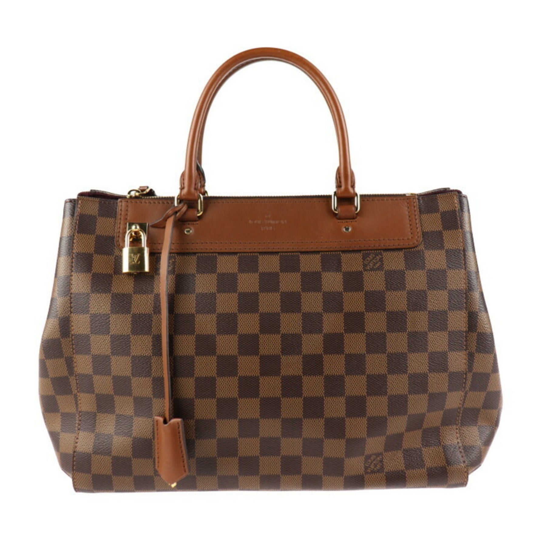 Louis Vuitton Greenwich Handbag Damier Canvas Shoulder Bag