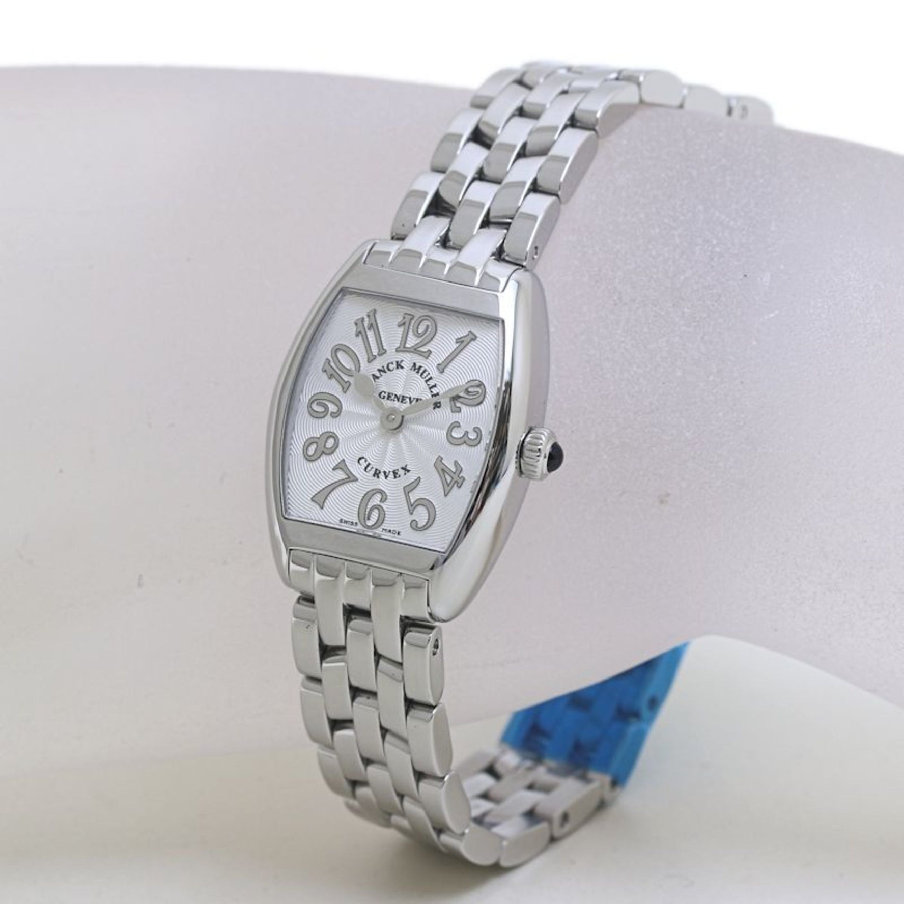 FRANCK MULLER Tonneau Curvex Intermediaire Relief 2252RELAC Women's Stainless Steel Watch