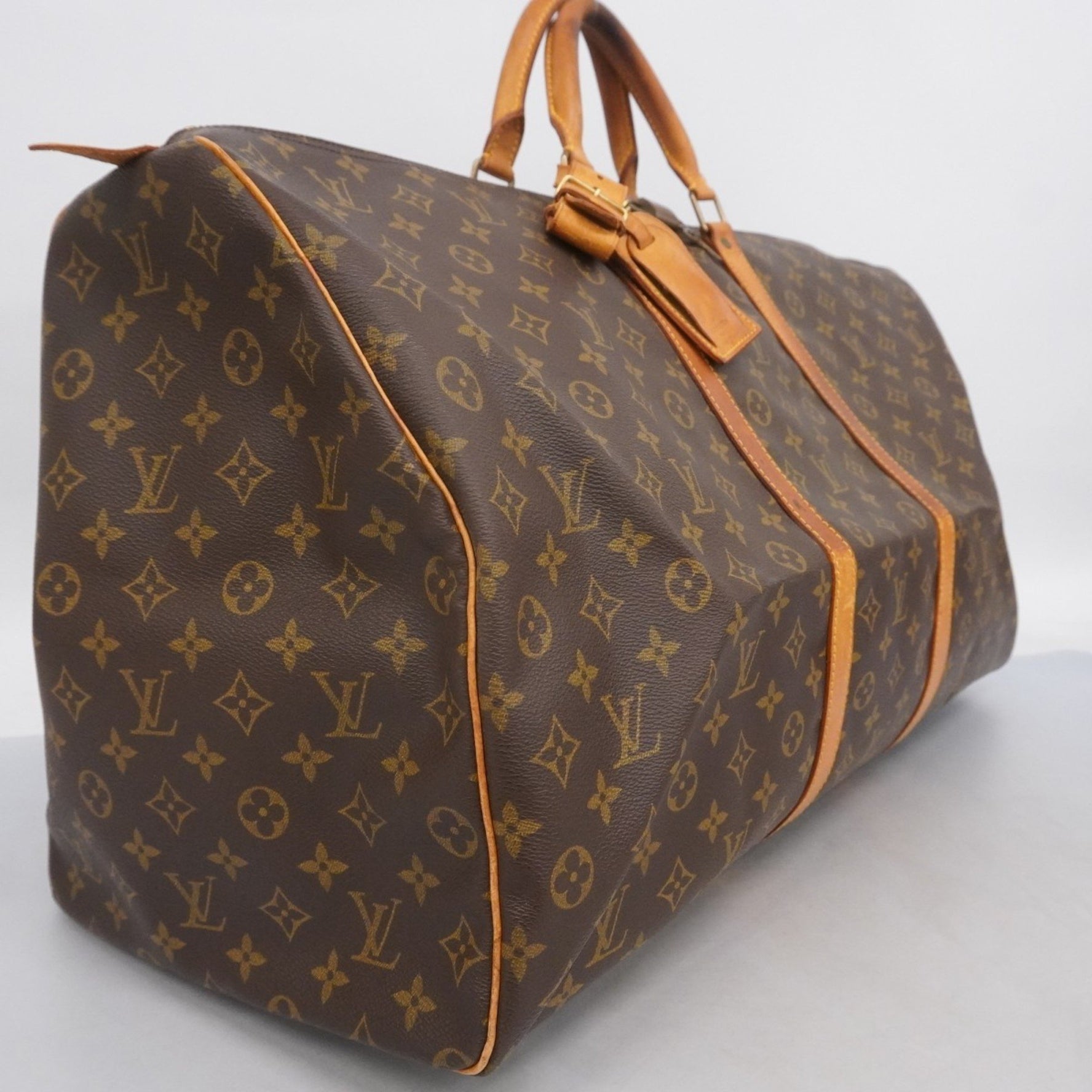 Louis Vuitton Monogram Keepall 60 Boston Bag Men's and