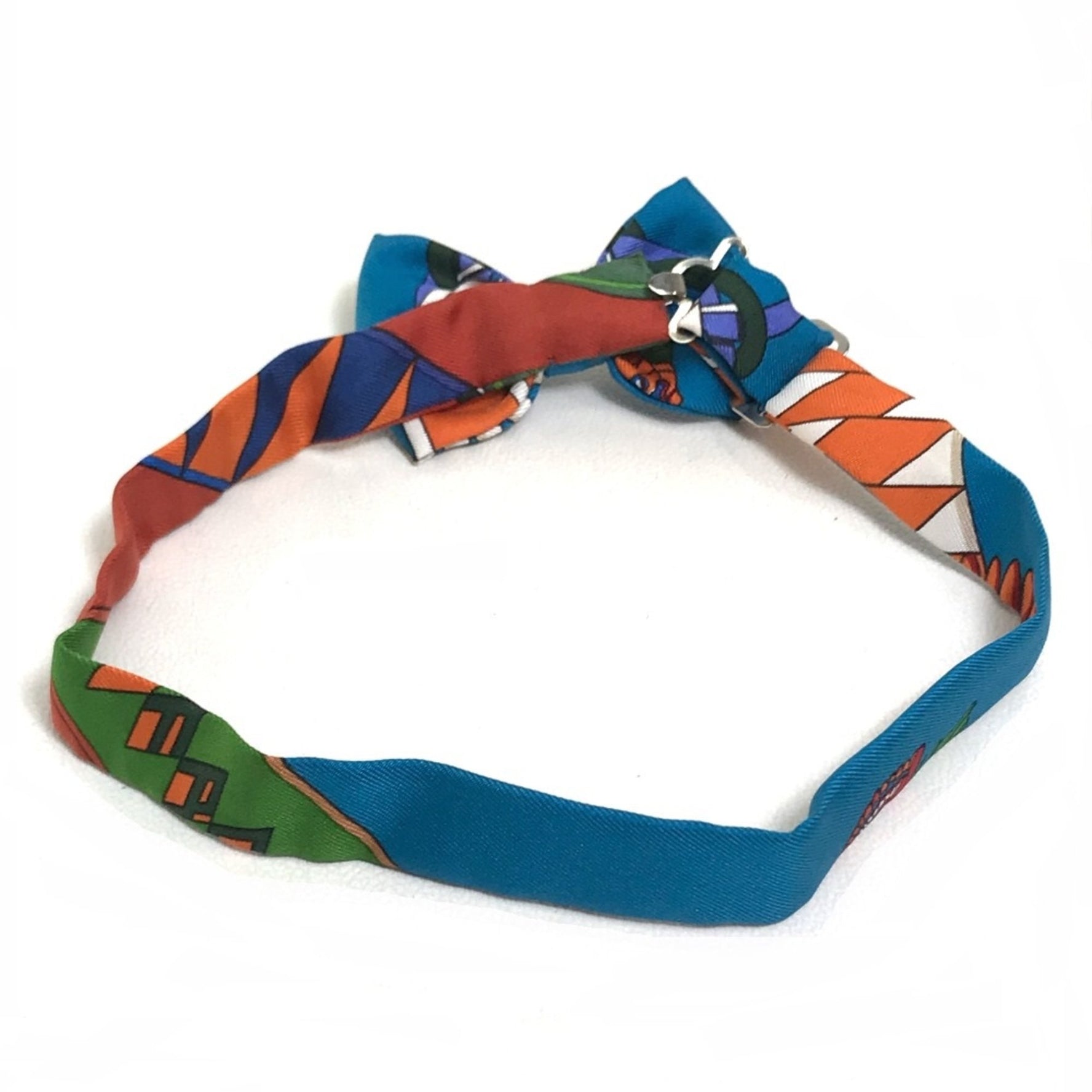 Hermes Bowtie ribbon Necktie x Multicolore
