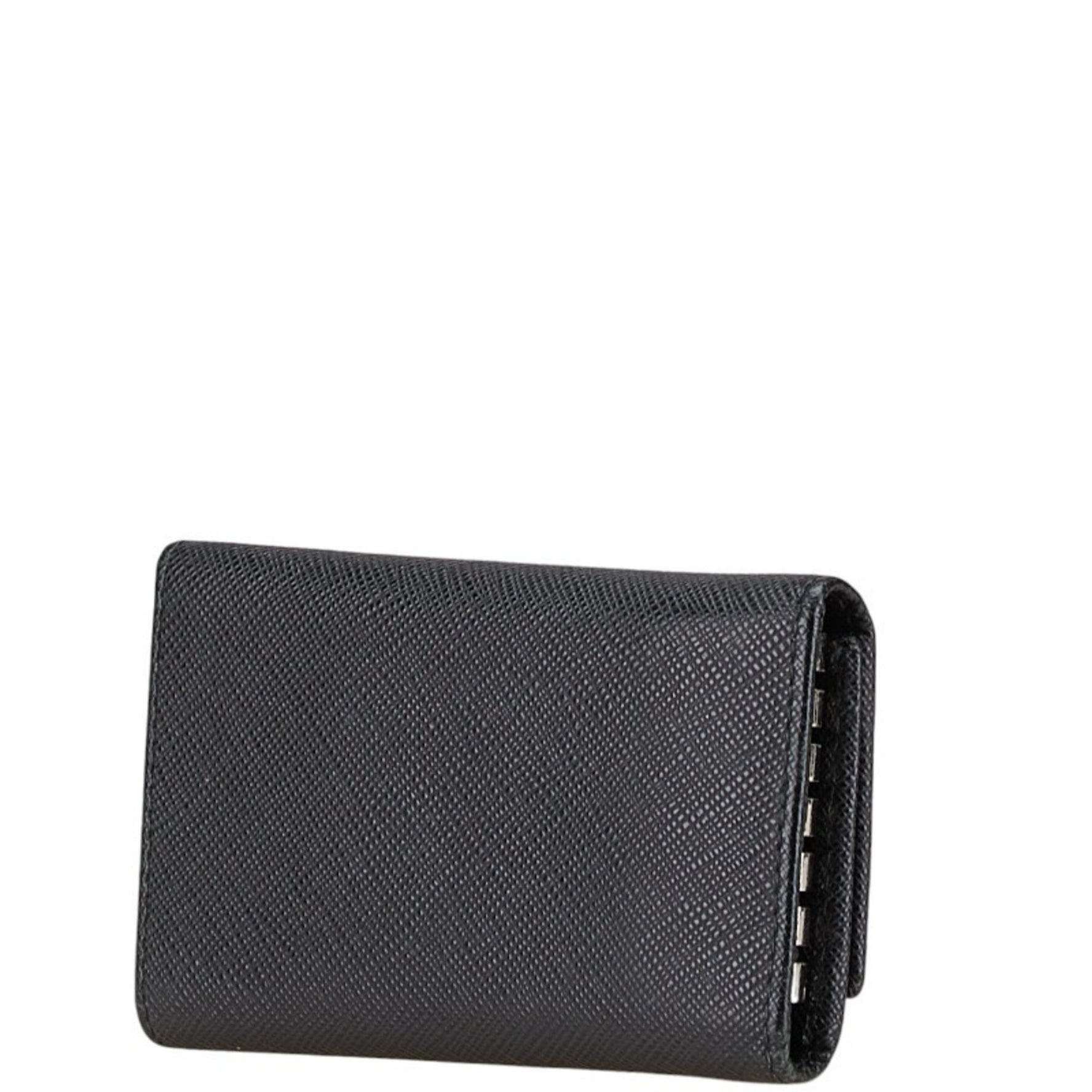 PRADA key case leather