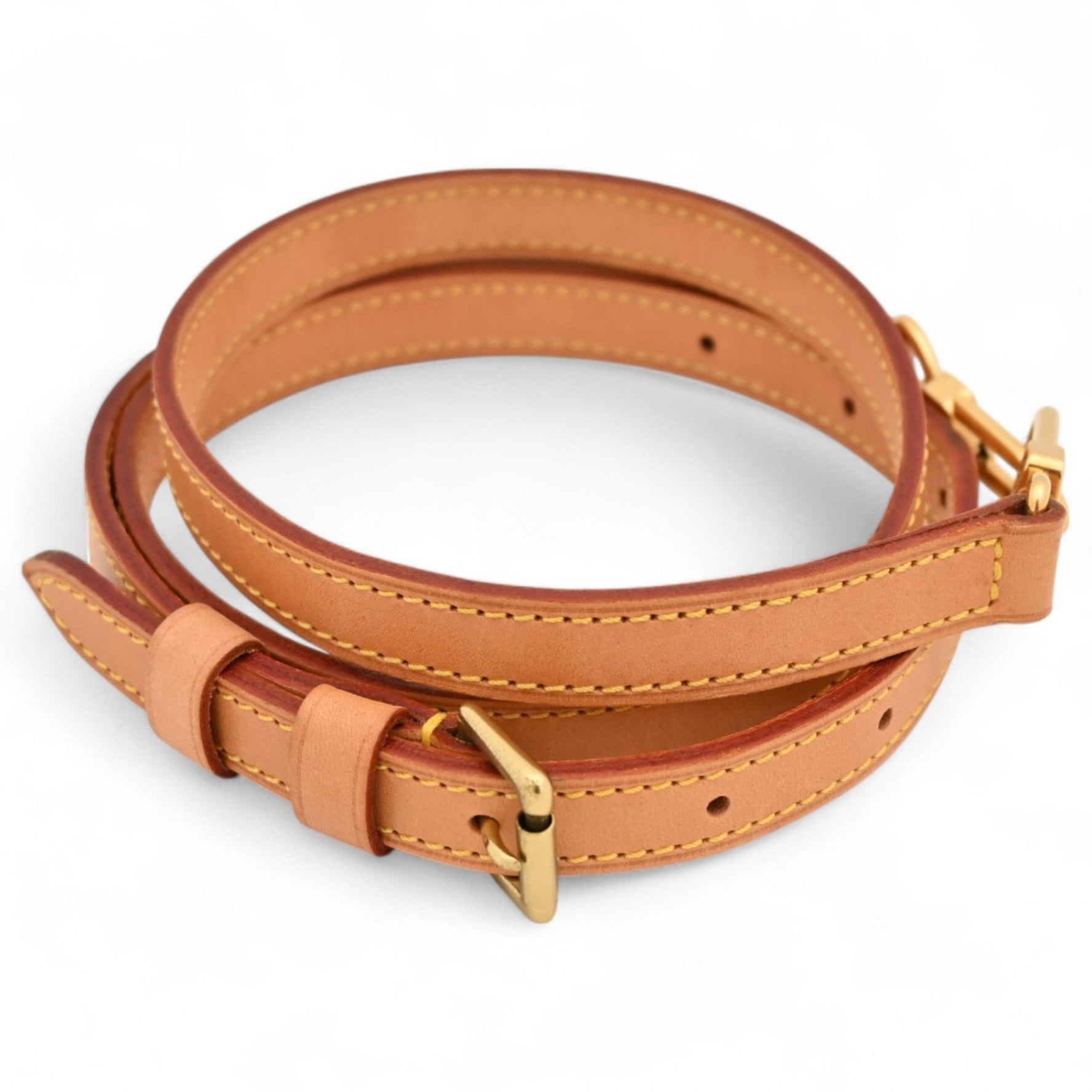 Louis Vuitton Shoulder Strap in Natural Leather