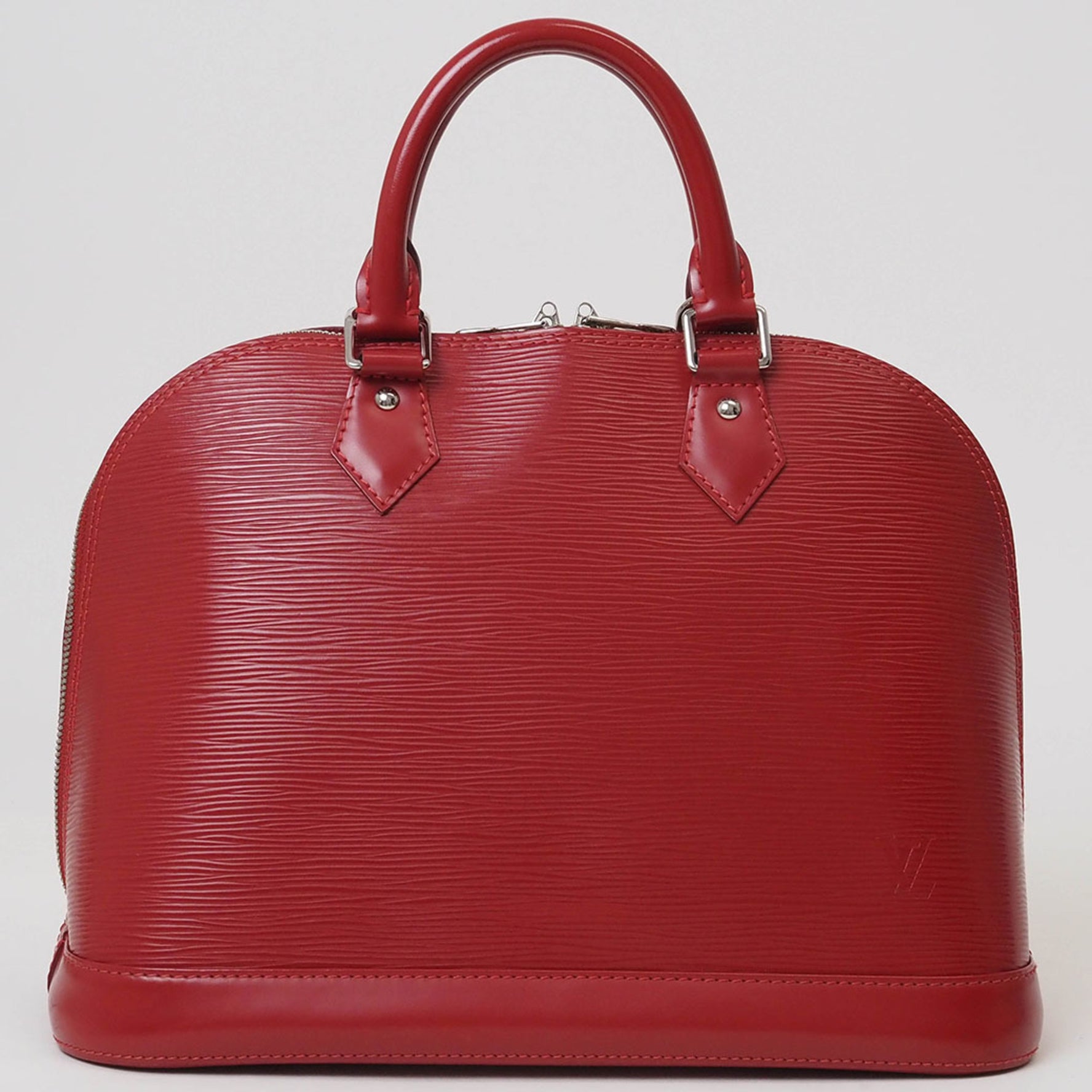 Louis Vuitton Alma Handbag Castilian Red Epi Leather