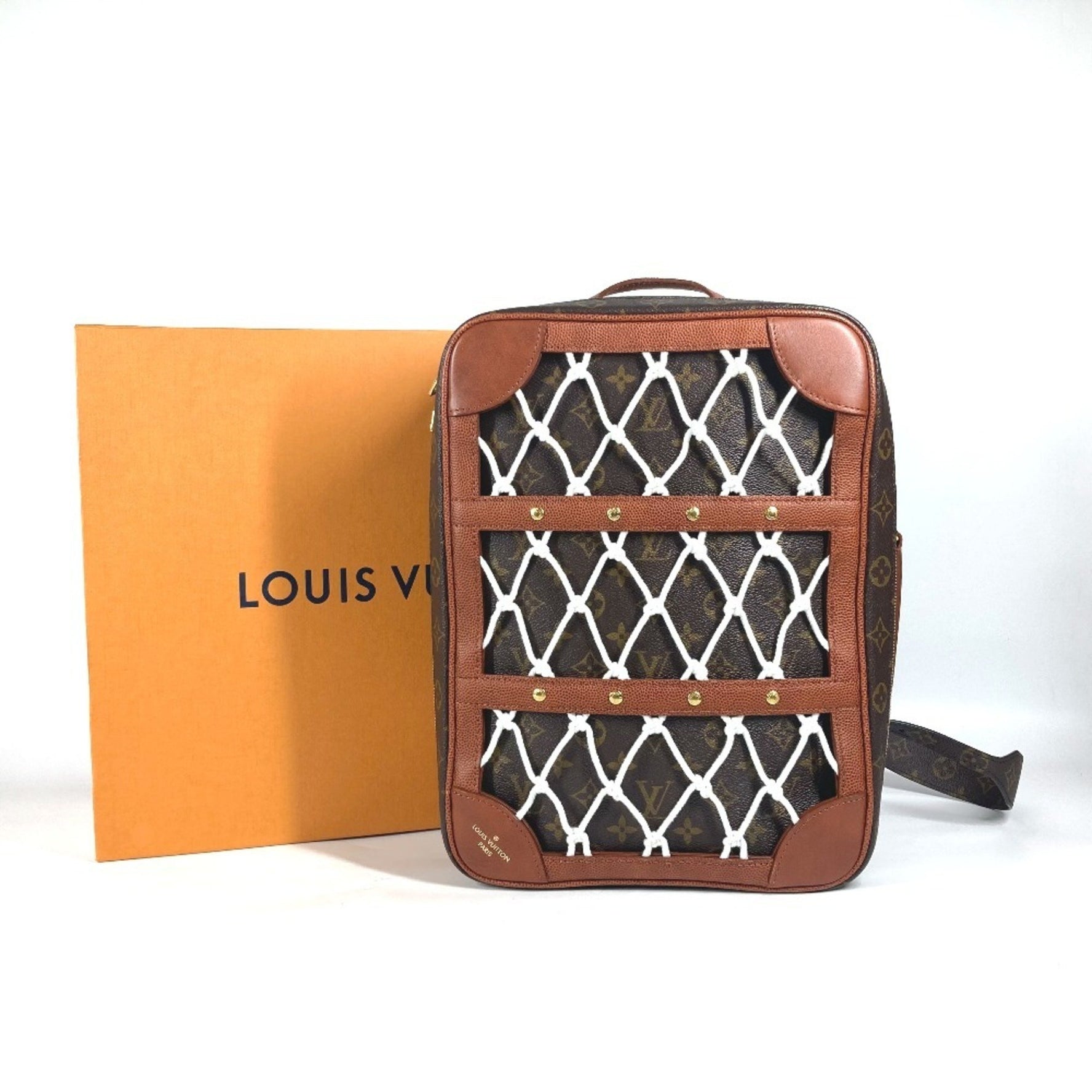 Louis Vuitton NBA Collaboration Shoebox Backpack Bag Rucksack Monogram Canvas Brown