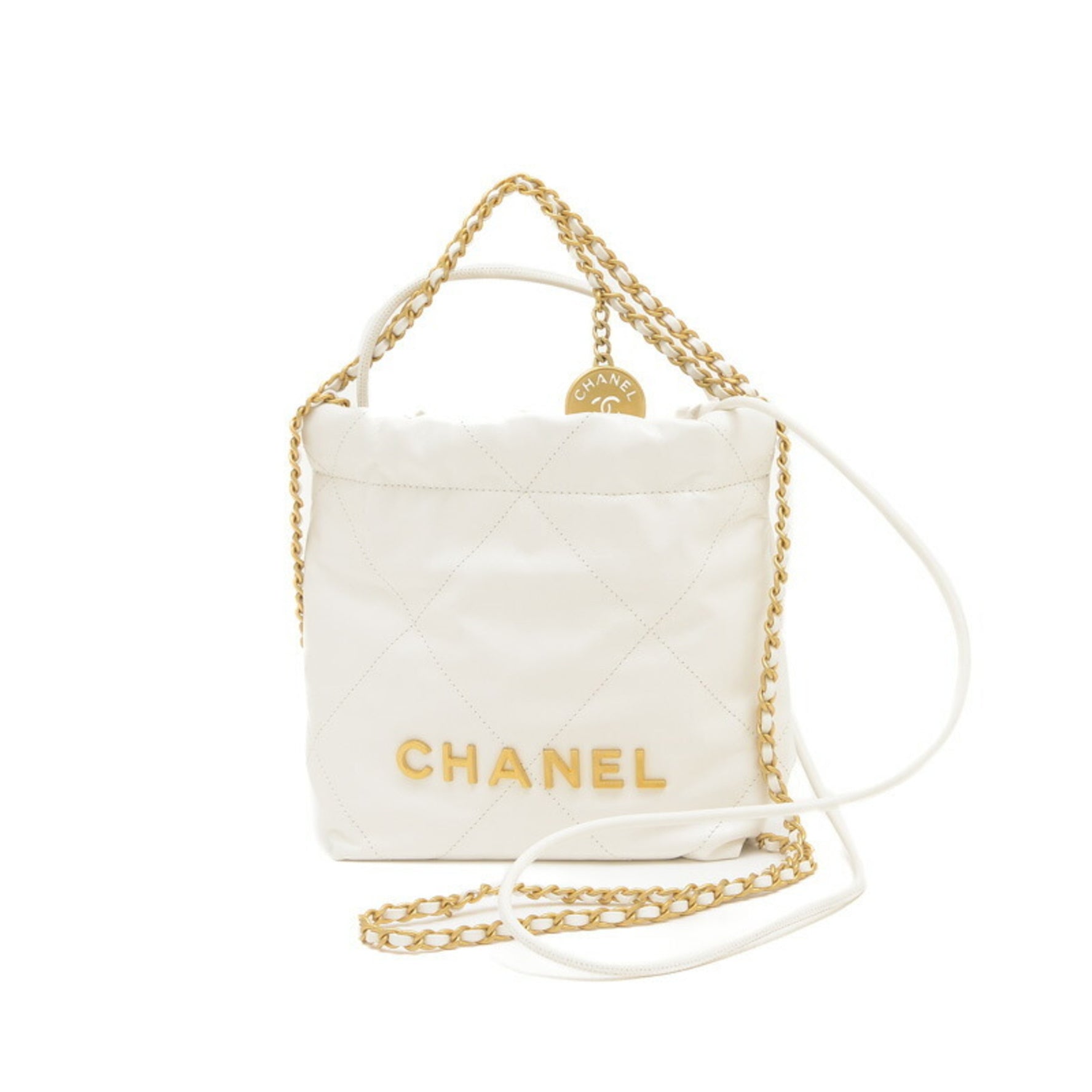 Chanel 22 Mini Shoulder Bag Shiny Calfskin