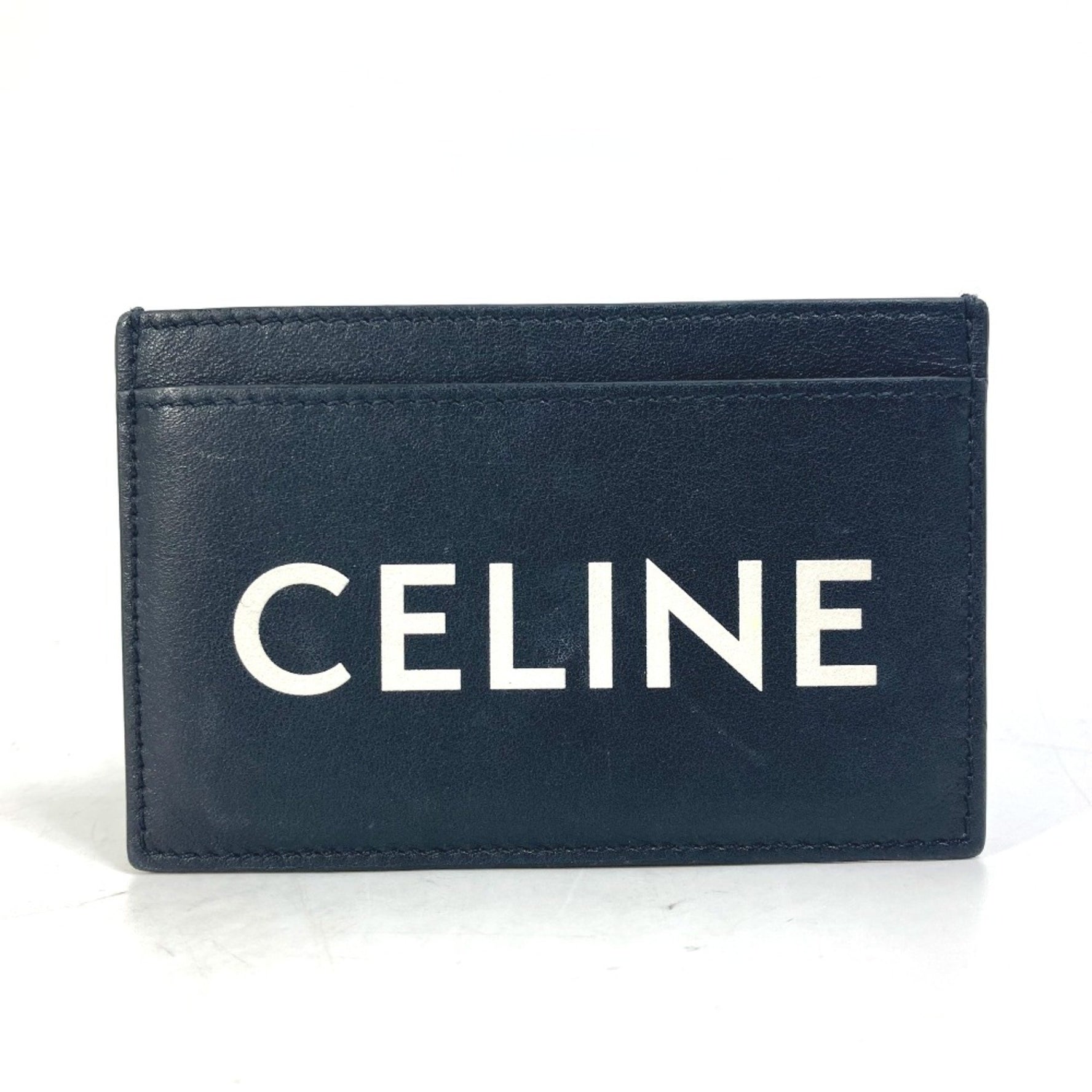 CELINE Card holder Pass Case Card Case Card Case White