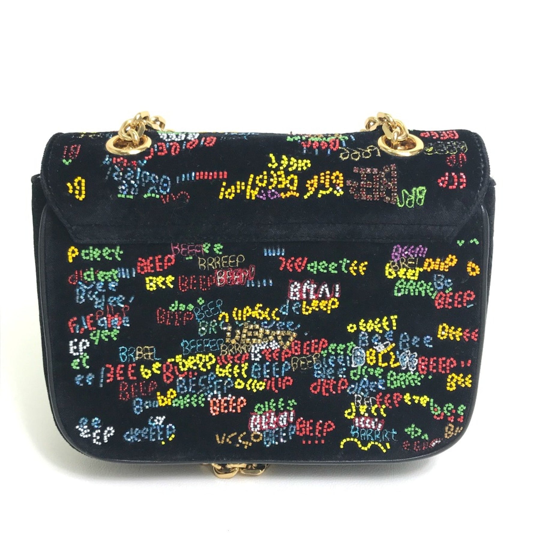 CELINE Small C Bag Chain Shoulder Bag x Multicolore