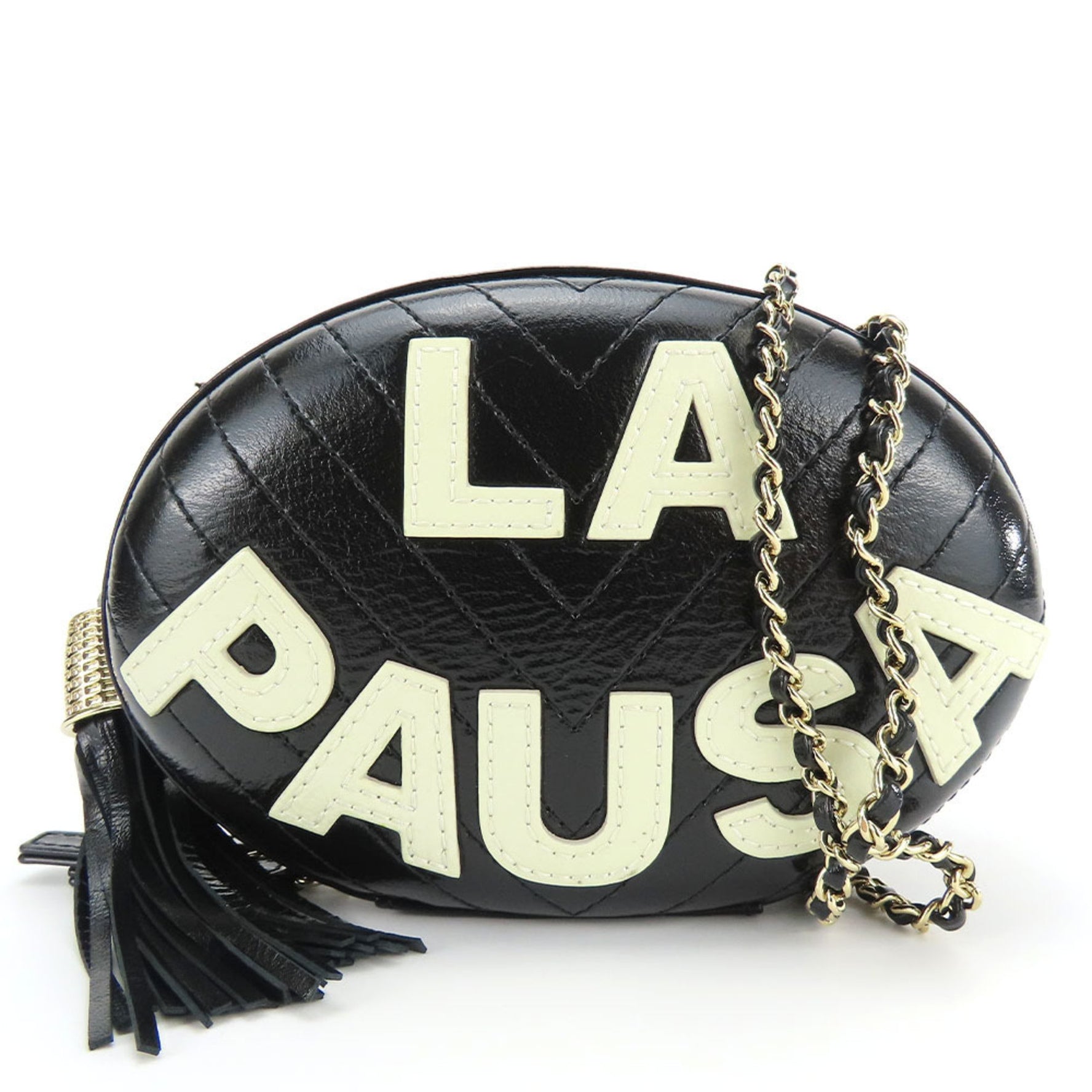Chanel Shoulder Bag La Pausa Leather V Stitch 26 Series Chain
