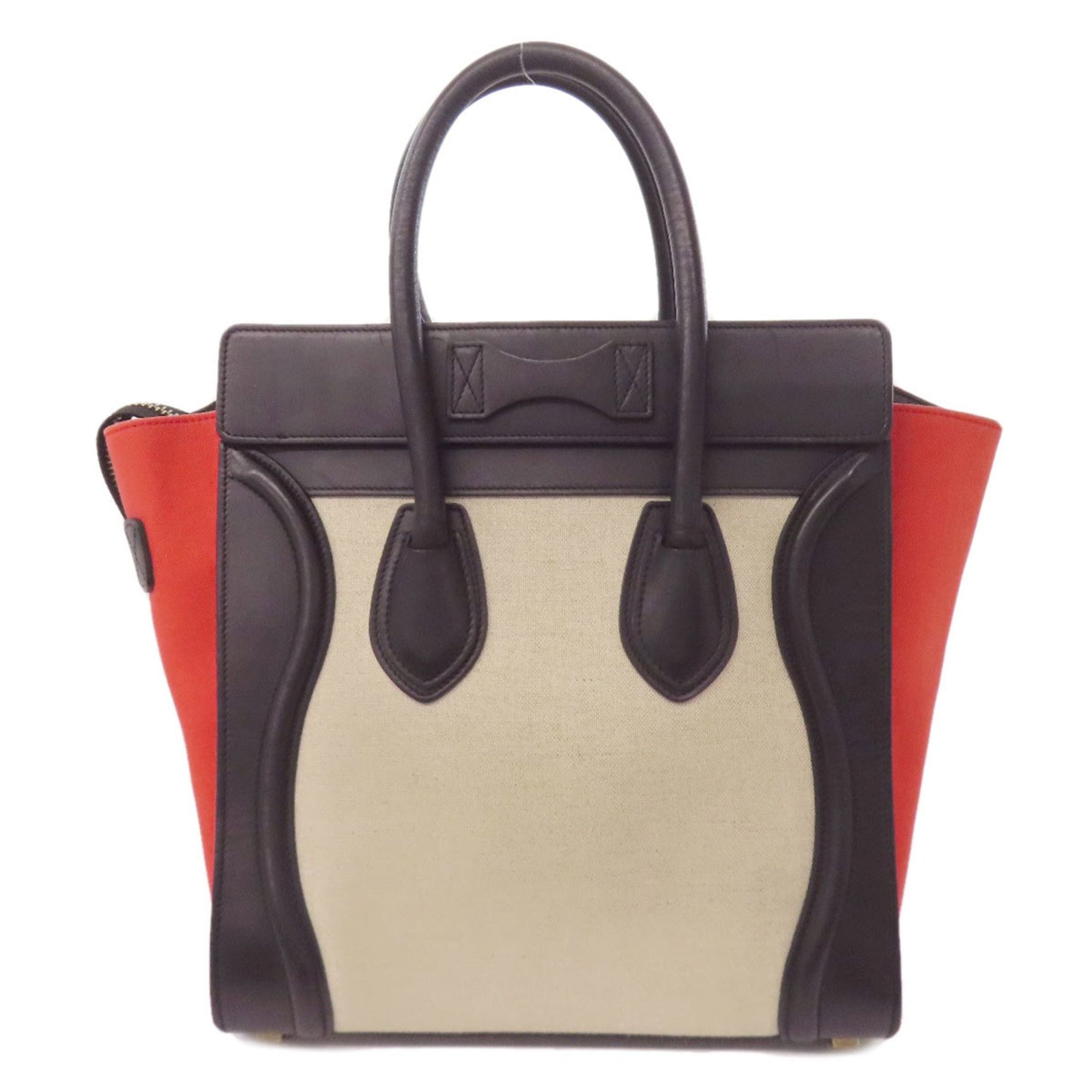Celine Luggage Micro Handbag Leather