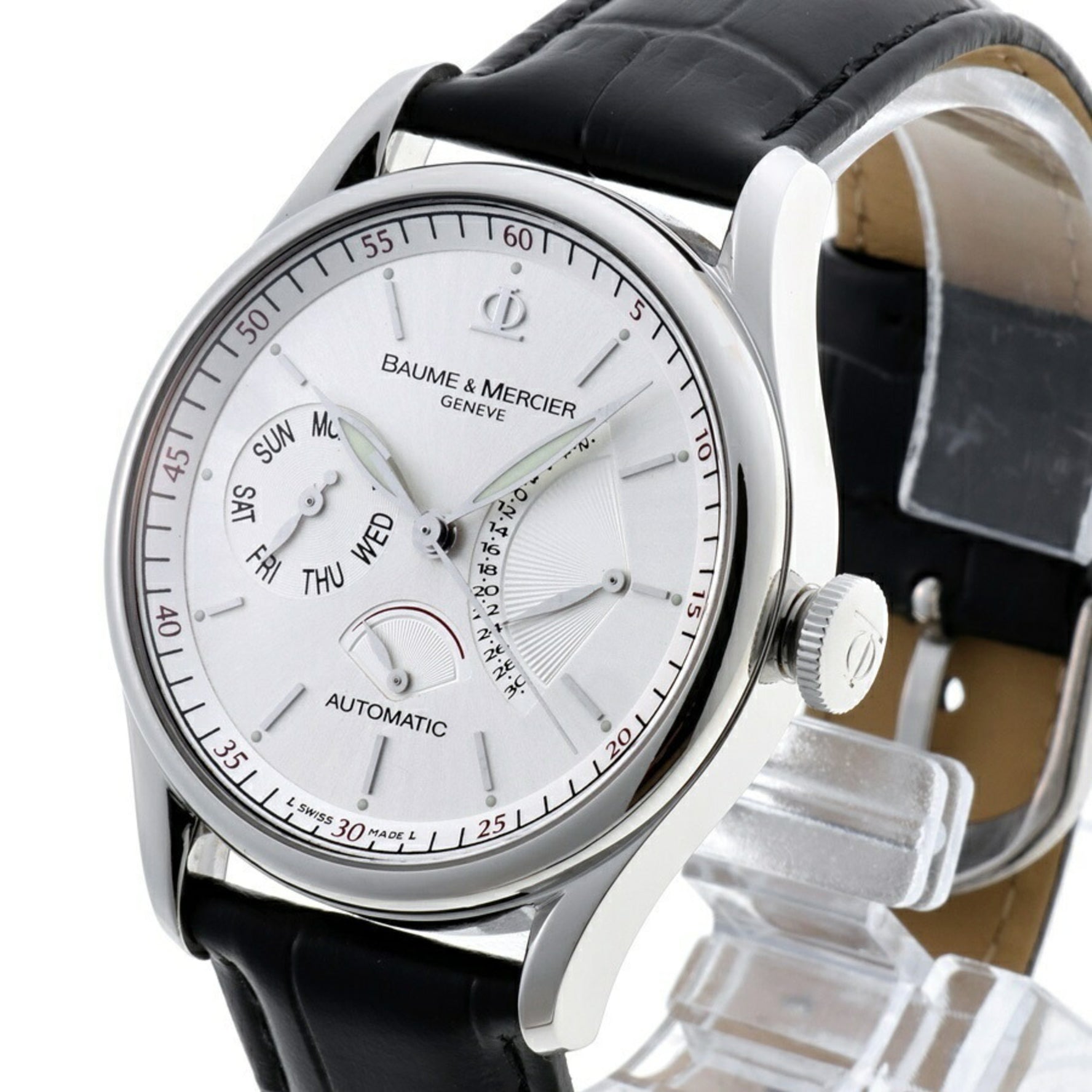 Baume & Mercier BAUME MERCIER Classima Executive William Baum Collection Silver Automatic Watch