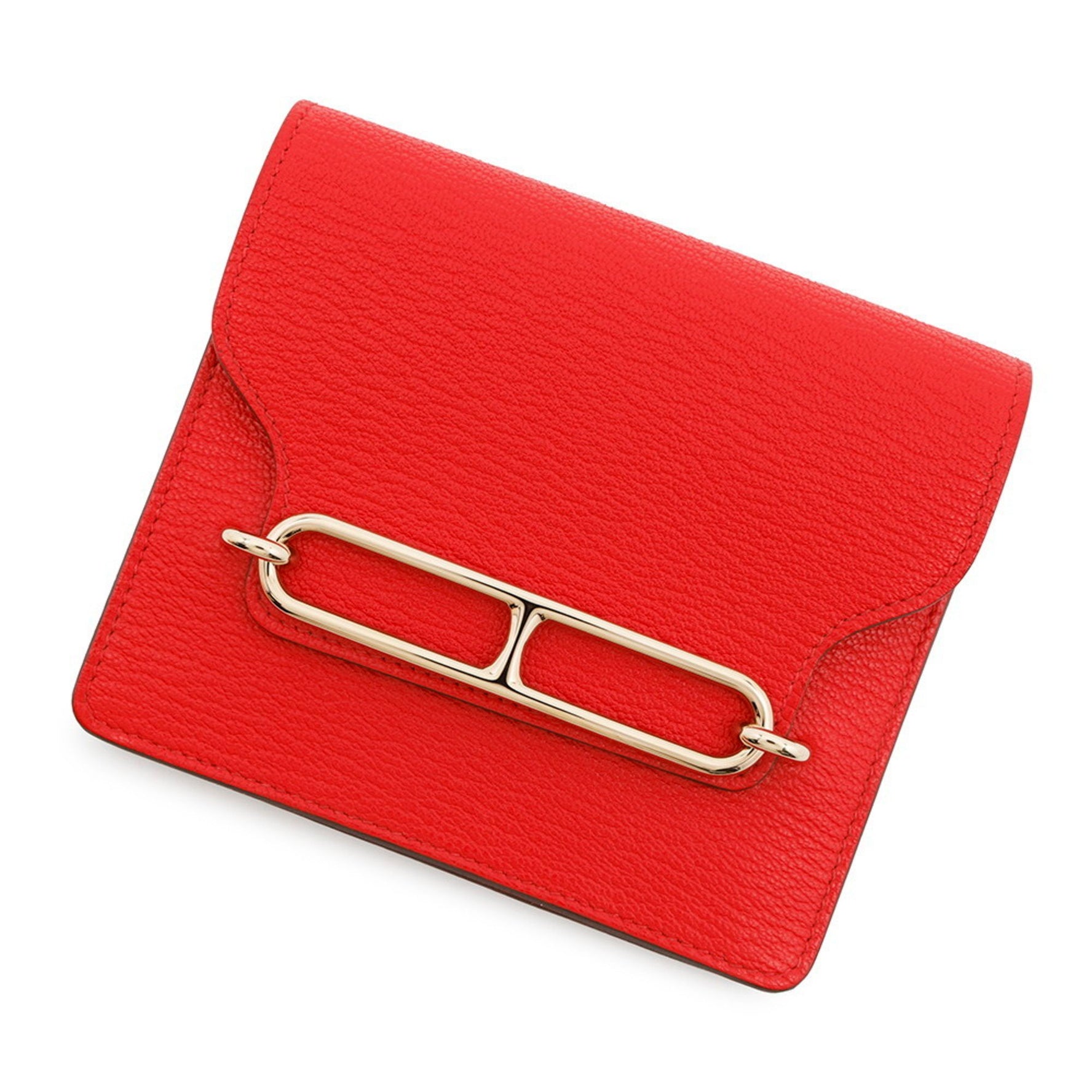 Hermes Hermès wallet, Ruri Rose Texas, Chevre Mysore, B stamp,