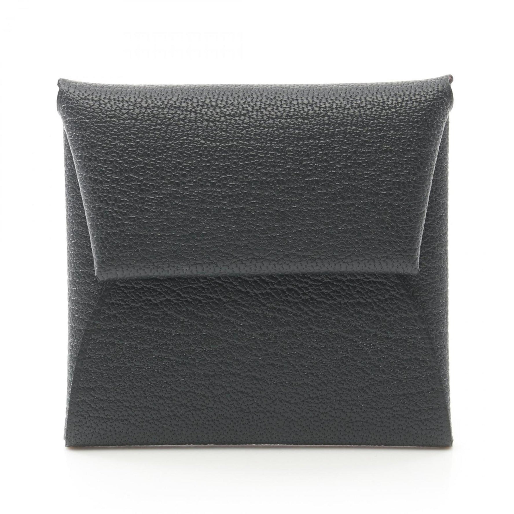 Hermes Bastia Verso Wallet/Coin Case Wallet Chevre W Engraved