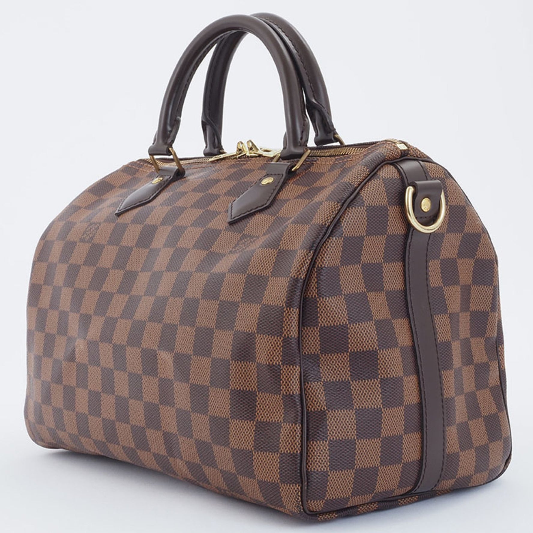 Louis Vuitton Keepall Bandouliere 30 Boston Bag Damier Ebene Handbag