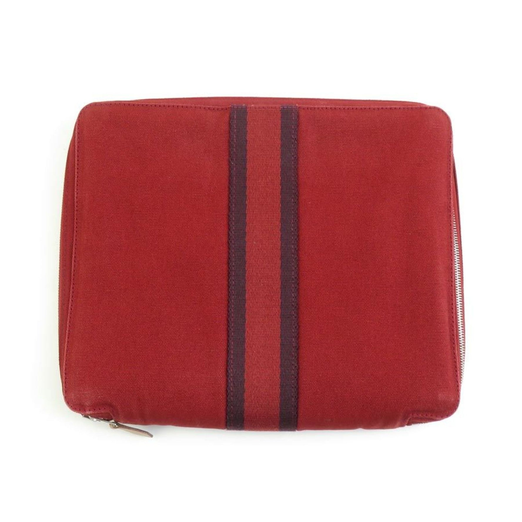 Hermes Organizer Cotton Silver Men's