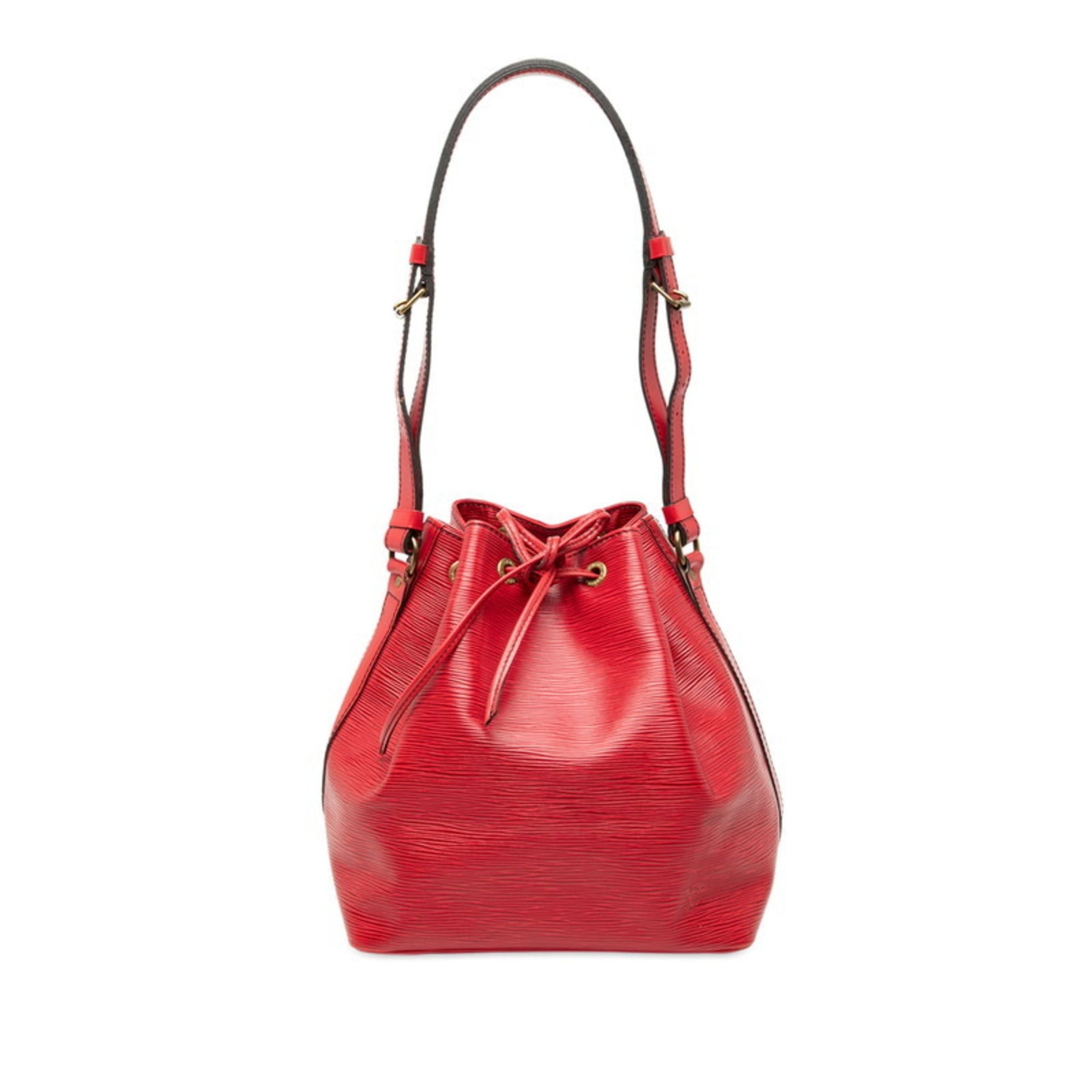 Louis Vuitton Epi Petit Noe One-Shoulder Bag Castilian Red Leather LOUIS VUITTON