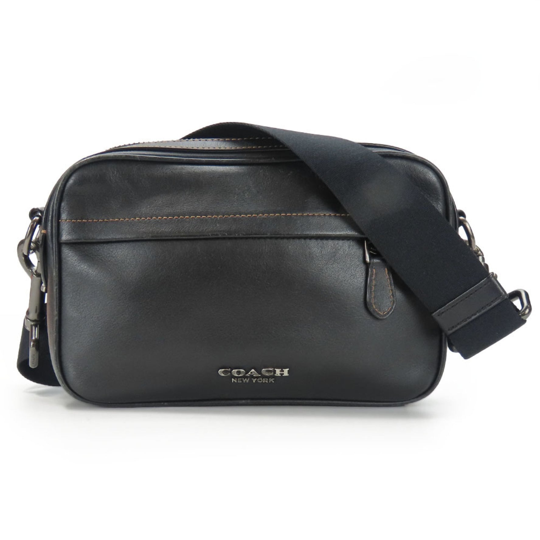 Coach Shoulder Bag Graham Leather Body Women Men
